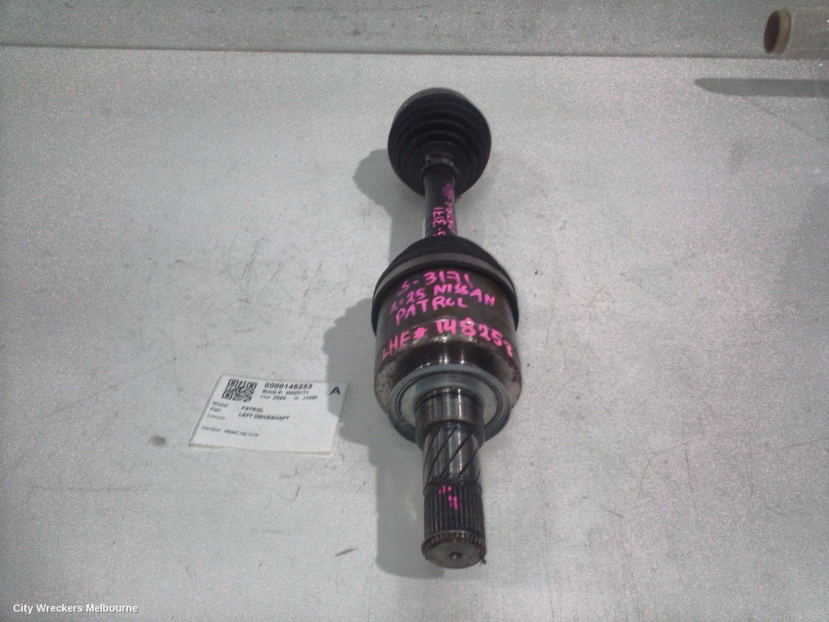 NISSAN PATROL LEFT DRIVESHAFT, FRONT, Y62, 11/2012 ONWARDS - Image 1