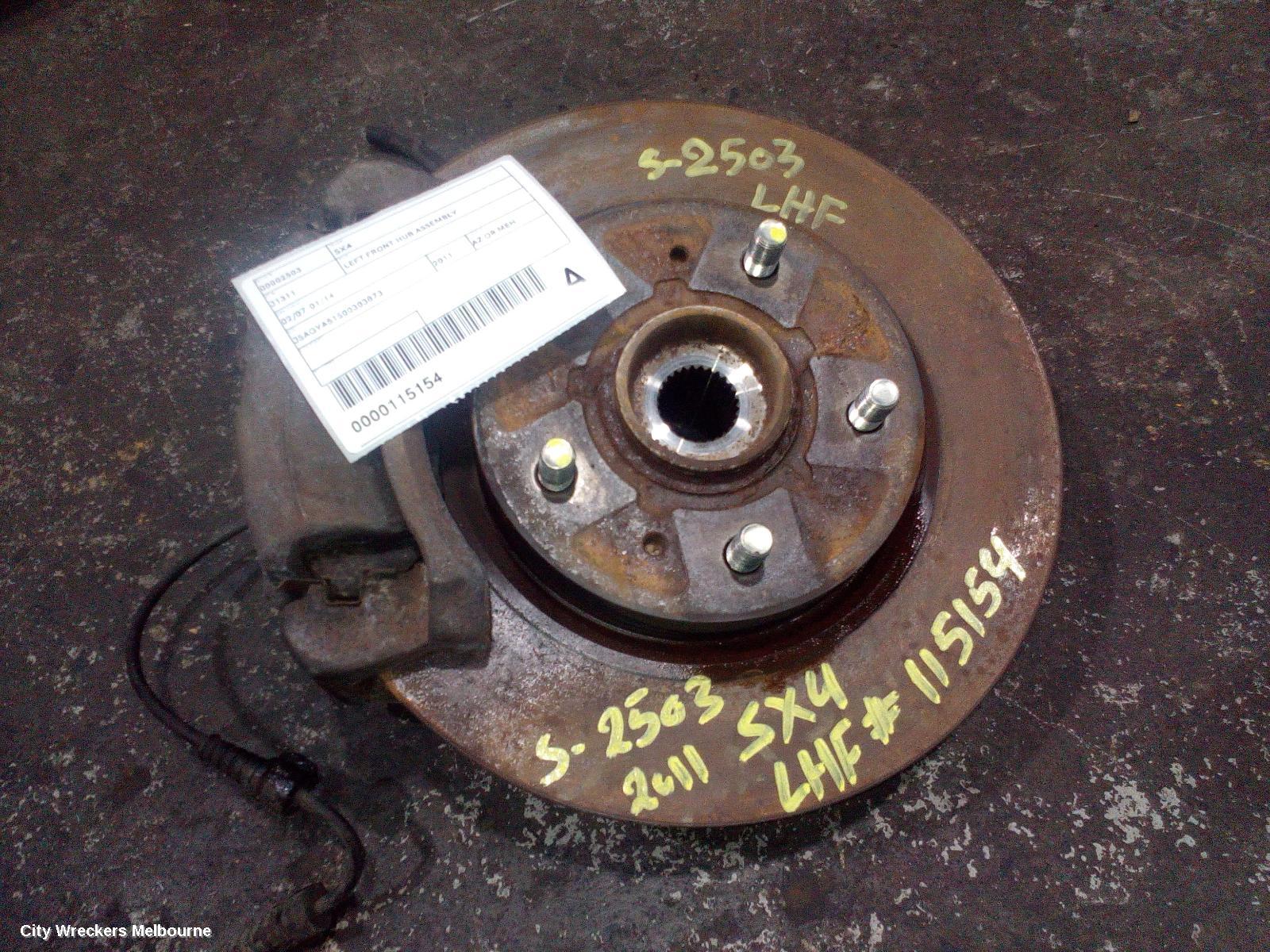 SUZUKI SX4 LEFT FRONT HUB ASSEMBLY, 01/2007 - 01/2014 - Image 2