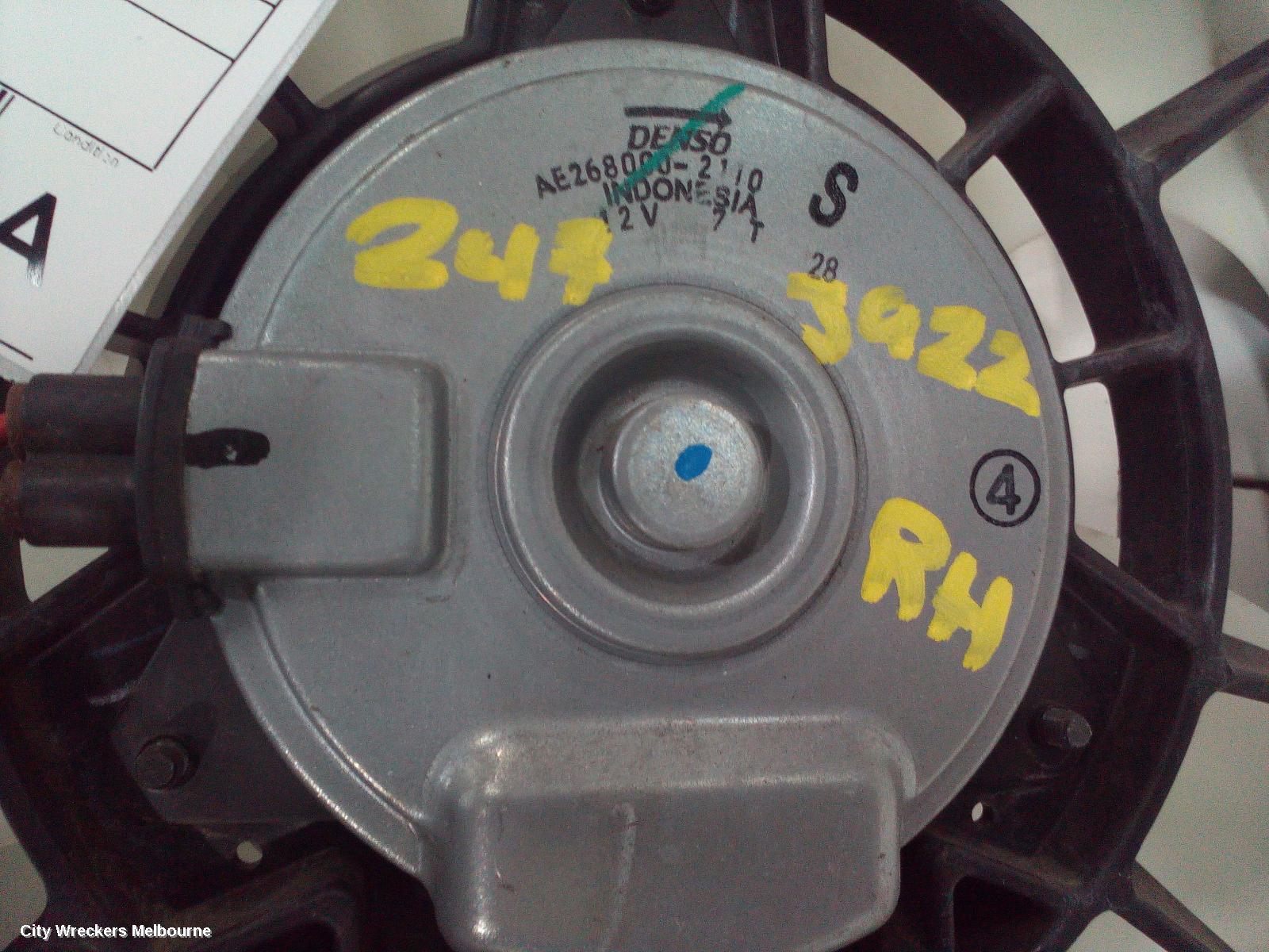 HONDA JAZZ FAN, RADIATOR FAN (RH SIDE), GK/GF, 07/2014 - 12/2020 - Image 1