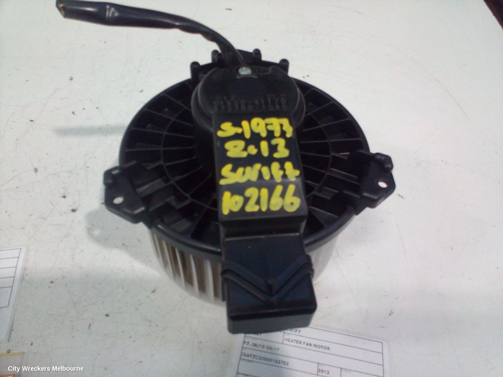 SUZUKI SWIFT HEATER FAN MOTOR, FZ, 08/2010 - 03/2017 - Image 2