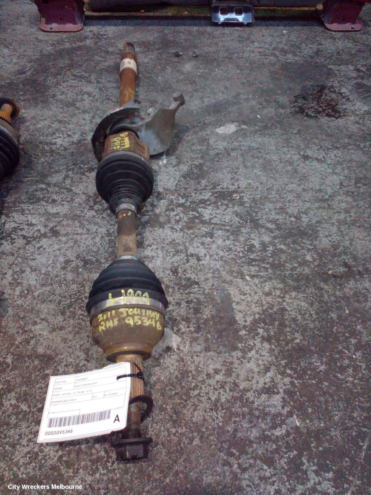 DODGE JOURNEY RIGHT DRIVESHAFT, FRONT, PETROL, JC, 09/2008 - 12/2016 - Image 1