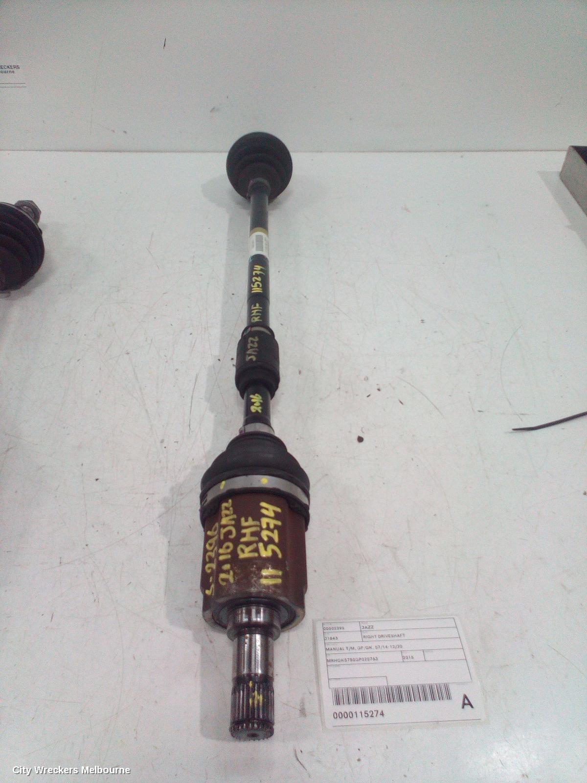 HONDA JAZZ RIGHT DRIVESHAFT, MANUAL T/M, GF/GK, 07/2014 - 12/2020 - Image 2