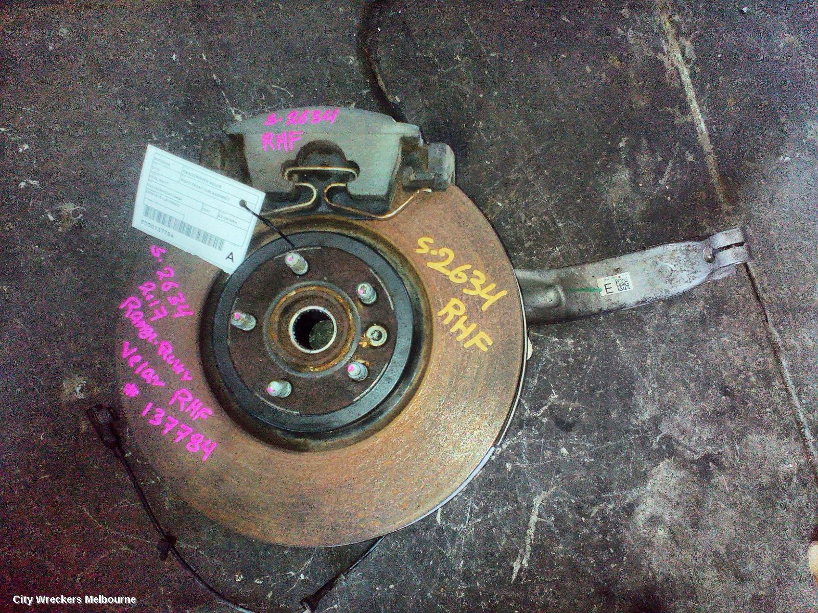 LAND ROVER RANGEROVER VELAR RIGHT FRONT HUB ASSEMBLY, L560, 05/2017 ONWARDS - Image 2