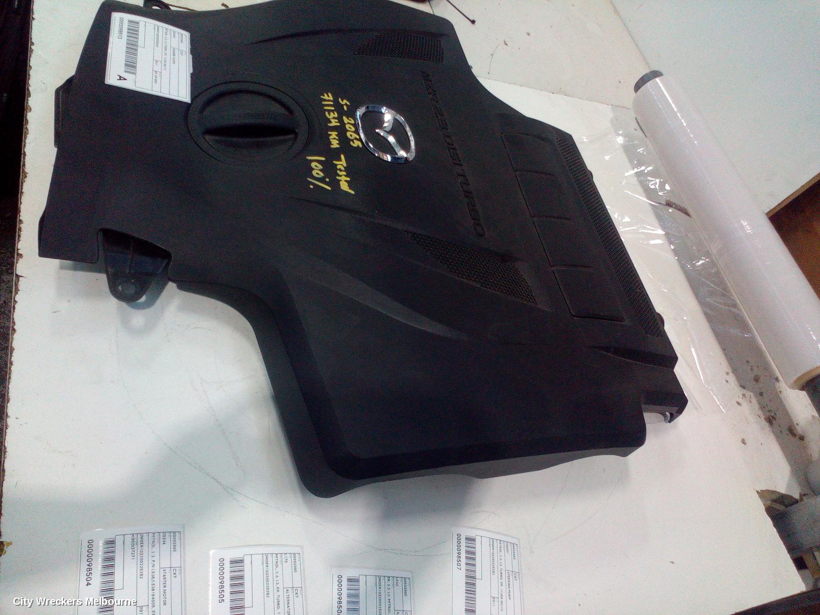 MAZDA CX7 ENGINE COVER, PETROL, 2.3, L3, TURBO, ER, 11/2006 - 02/2012 - Image 3