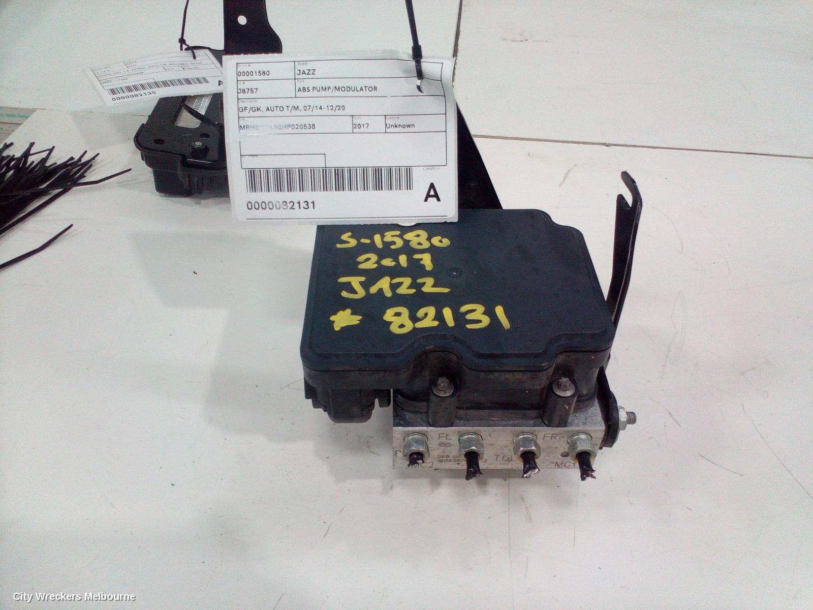 HONDA JAZZ ABS PUMP/MODULATOR, GF/GK, AUTO T/M, 07/2014 - 12/2020 - Image 1