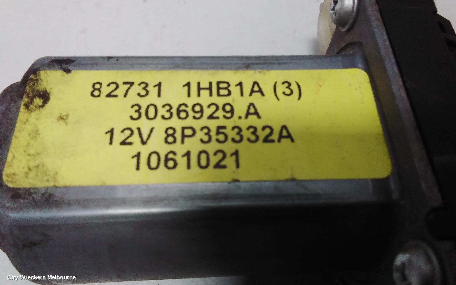 NISSAN MICRA LEFT FRONT WINDOW REG/MOTOR, K13, POWER, 11/2010 - 12/2016 - Image 2
