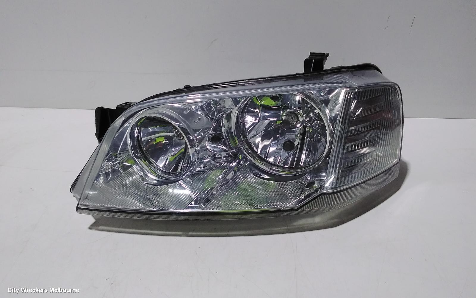 FORD TERRITORY LEFT HEADLAMP, SX-SY MKI, TX/TURBO/SR, BLACK INSERT, 05/2004 - 04/2009 - Image 1