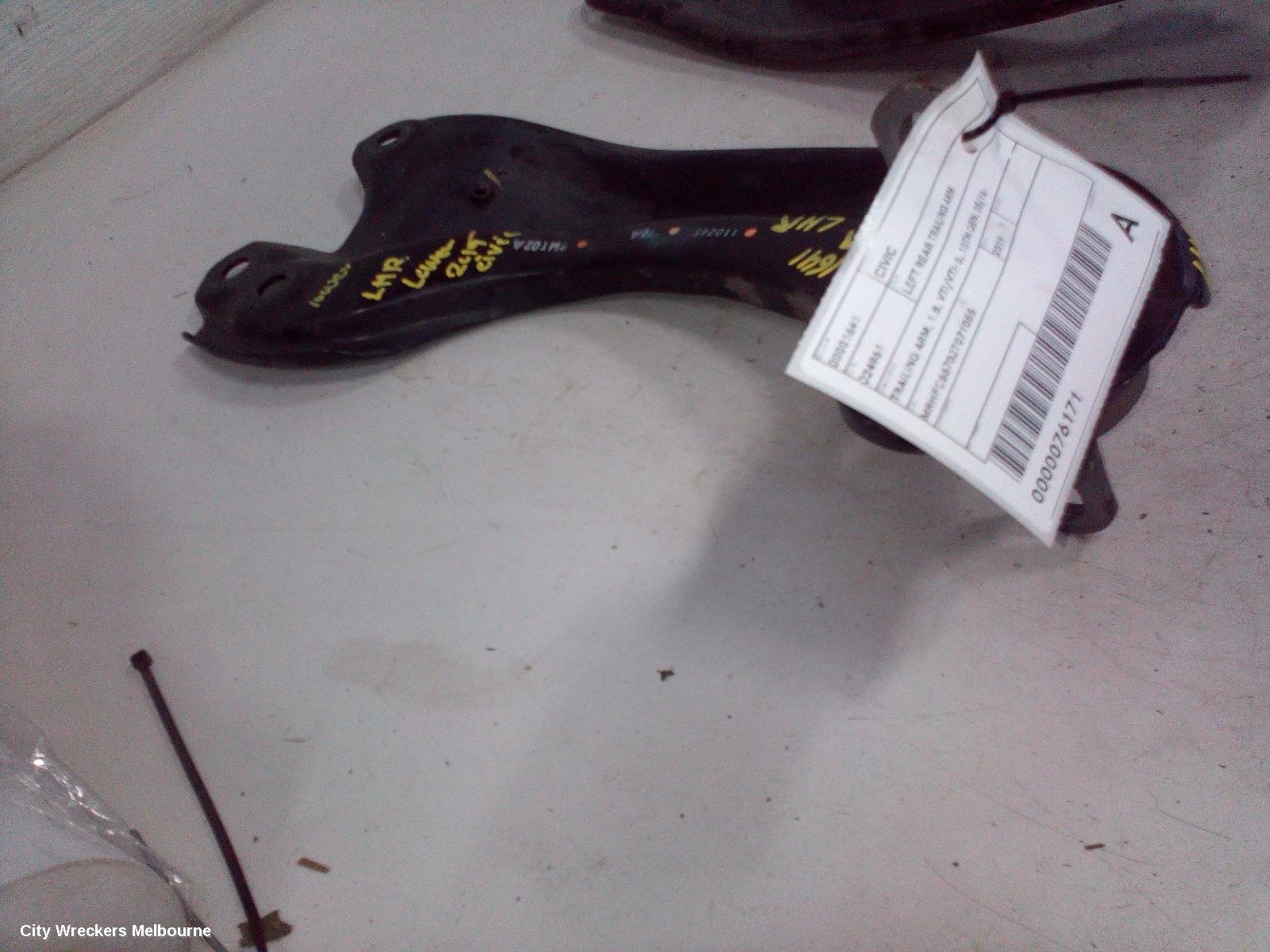 HONDA CIVIC LEFT REAR TRAILING ARM, TRAILING ARM, 1.8, VTI/VTI-S, 10TH GEN, 05/2016 ONWARDS - Image 2