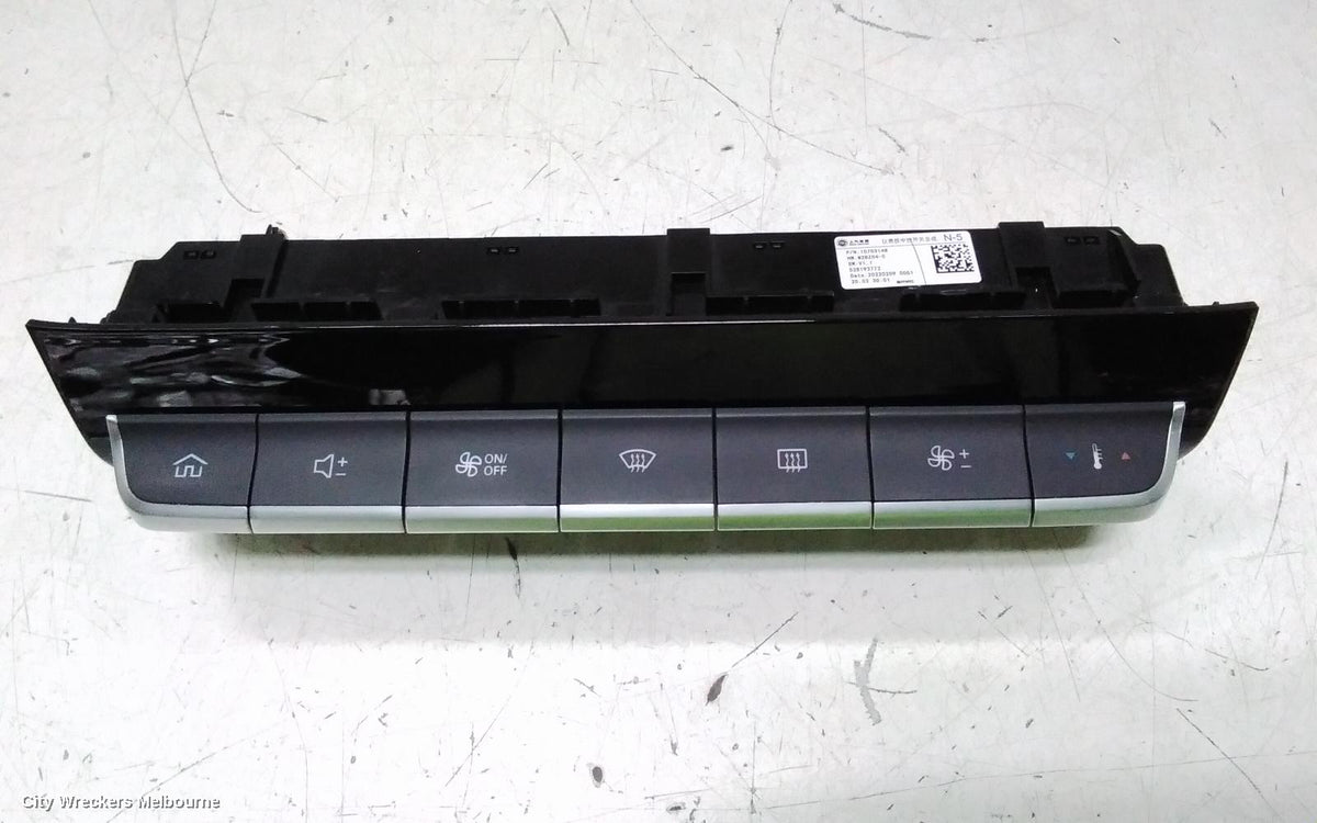 MG ZS HEATER/AC CONTROLS, AZS1, NON CLIMATE CONTROL, 7 BUTTON TYPE, ZST, 01/2020 - 06/2025 - Image 2