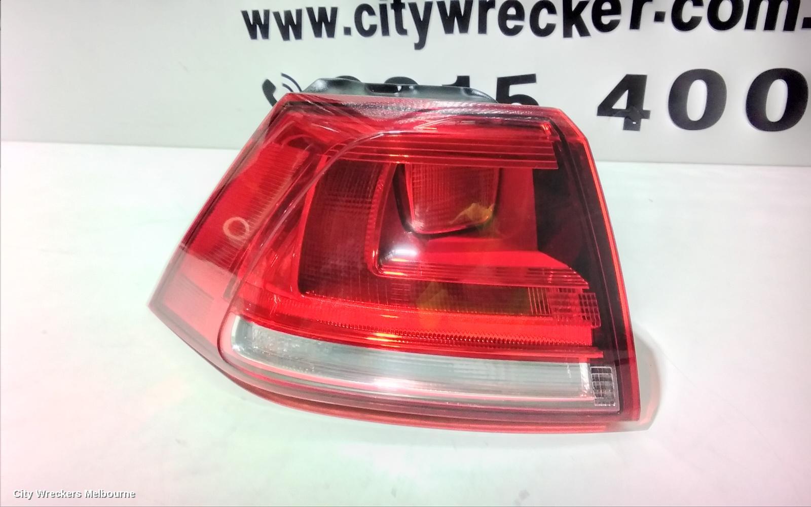 VOLKSWAGEN GOLF LEFT TAILLIGHT, GEN 7, HATCH, STANDARD, NON LED TYPE, 03/2013 - 03/2017 - Image 3