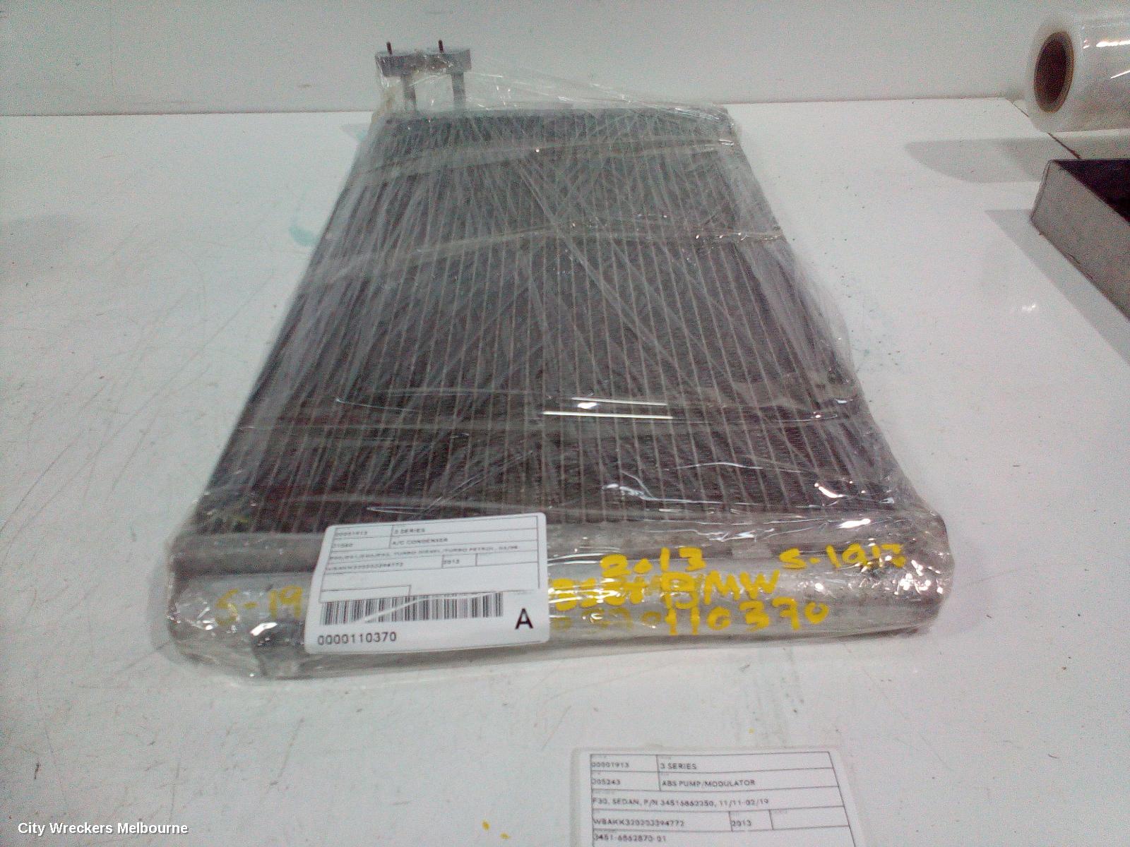 BMW 3 SERIES ABS PUMP/MODULATOR, F30, SEDAN, P/N 34516862250, 11/2011 - 02/2019 - Image 2