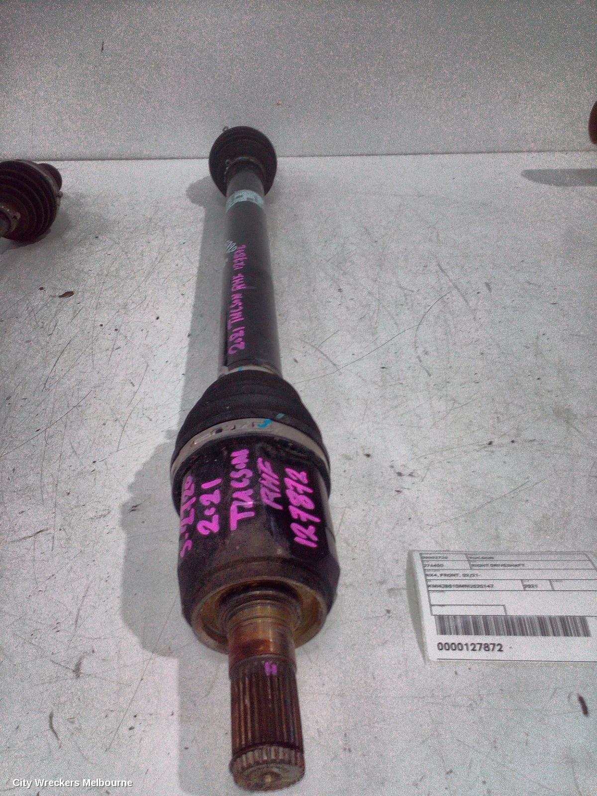 HYUNDAI TUCSON RIGHT DRIVESHAFT, NX4, FRONT, 02/2021 ONWARDS - Image 1