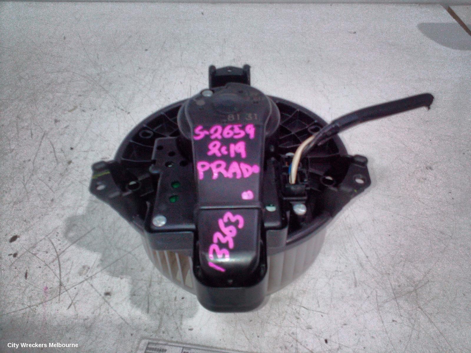TOYOTA PRADO HEATER FAN MOTOR, FRONT, 150 SERIES, 08/2009 ONWARDS - Image 1