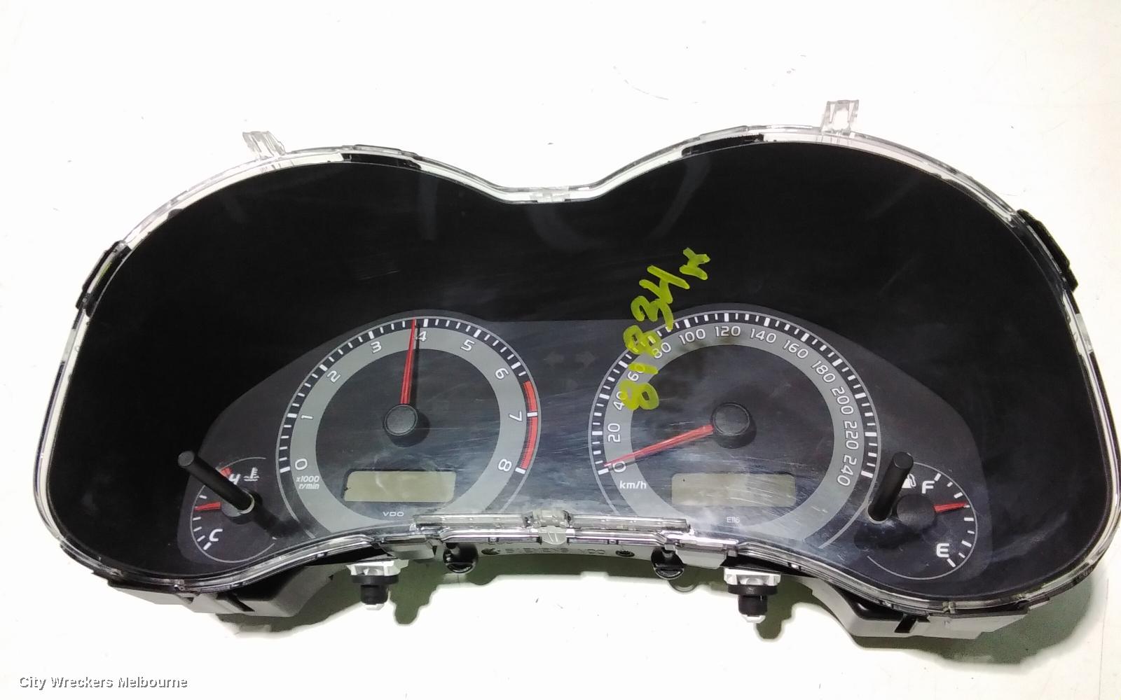 TOYOTA COROLLA INSTRUMENT CLUSTER, AUTO, ZRE152/20153R, SEDAN, STANDARD TYPE, 03/2007 - 02/2010 - Image 2