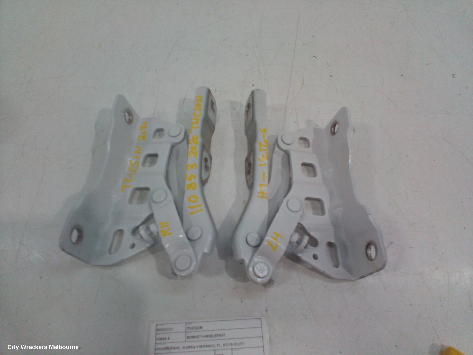 HYUNDAI TUCSON BONNET HINGE/STRUT, HINGES (PAIR), (KOREA VIN KMHJ), TL, 07/2015 - 01/2021 - Image 2