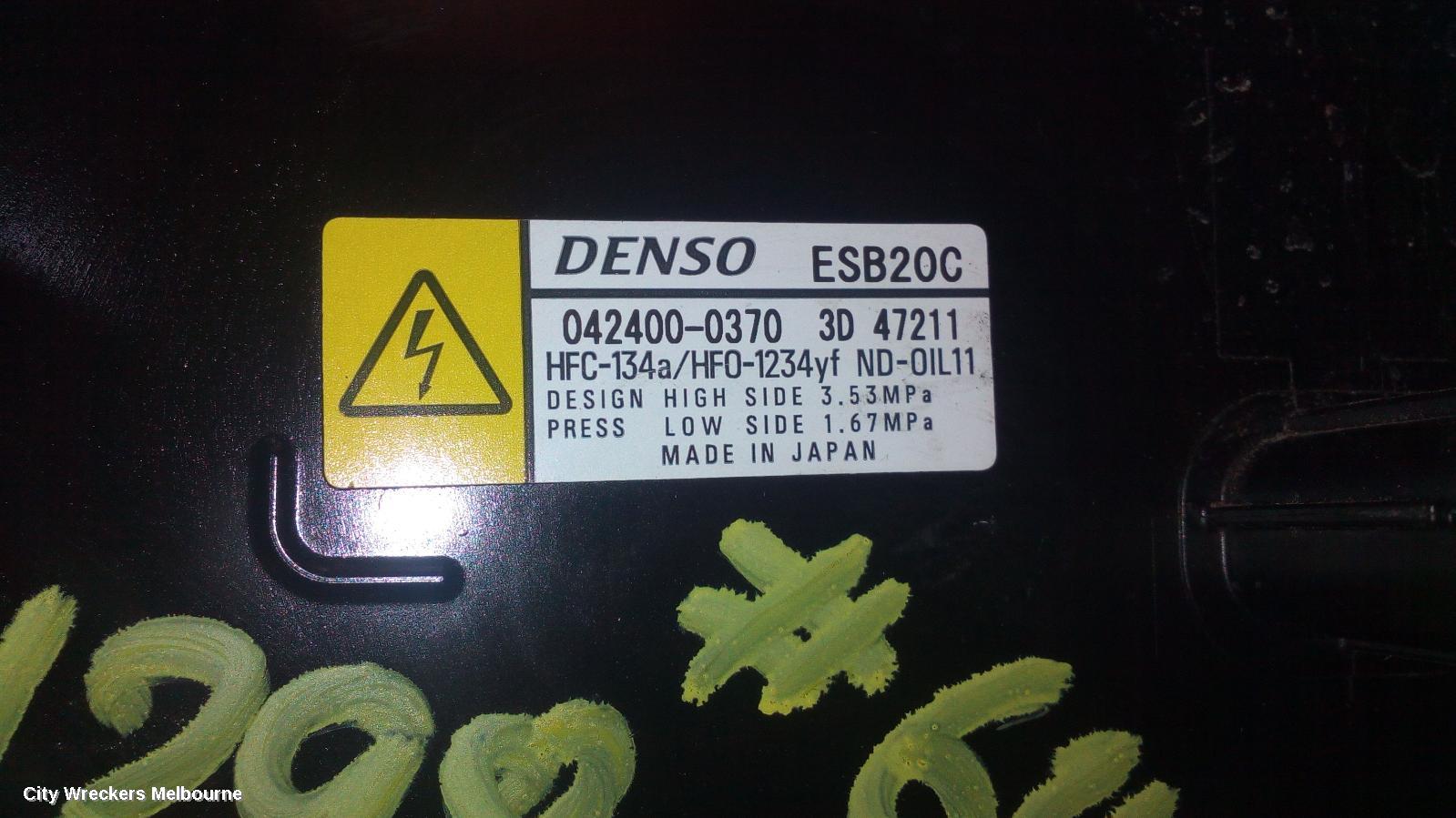 TOYOTA COROLLA A/C COMPRESSOR, E210, 1.8, 2ZR-FXE, PETROL, HYBRID, 07/2018 ONWARDS - Image 1
