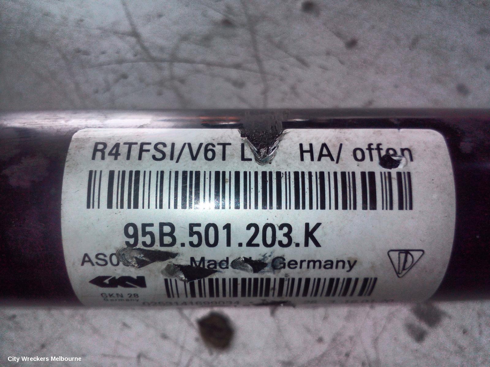 PORSCHE MACAN LEFT DRIVESHAFT, REAR, PETROL, 95B, 06/2014 ONWARDS - Image 3