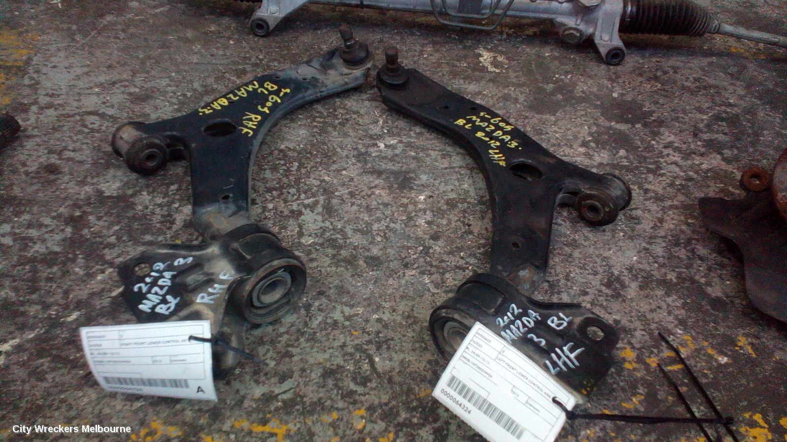 MAZDA 3 LEFT FRONT LOWER CONTROL ARM, BL, 04/2009 - 10/2013 - Image 2