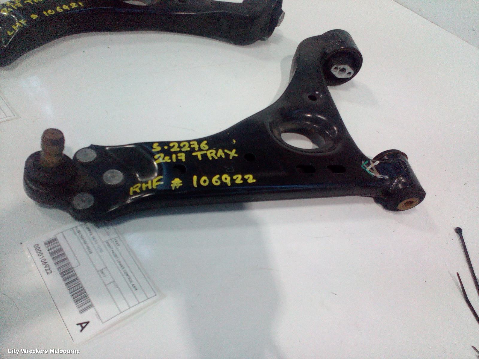 HOLDEN TRAX RIGHT FRONT LOWER CONTROL ARM, TJ SERIES, 08/2013 - 12/2020 - Image 2