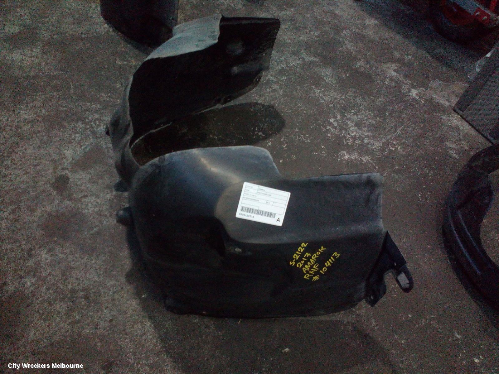 VOLKSWAGEN AMAROK RIGHT GUARD LINER, FRONT, 2H, 06/2016 ONWARDS - Image 2