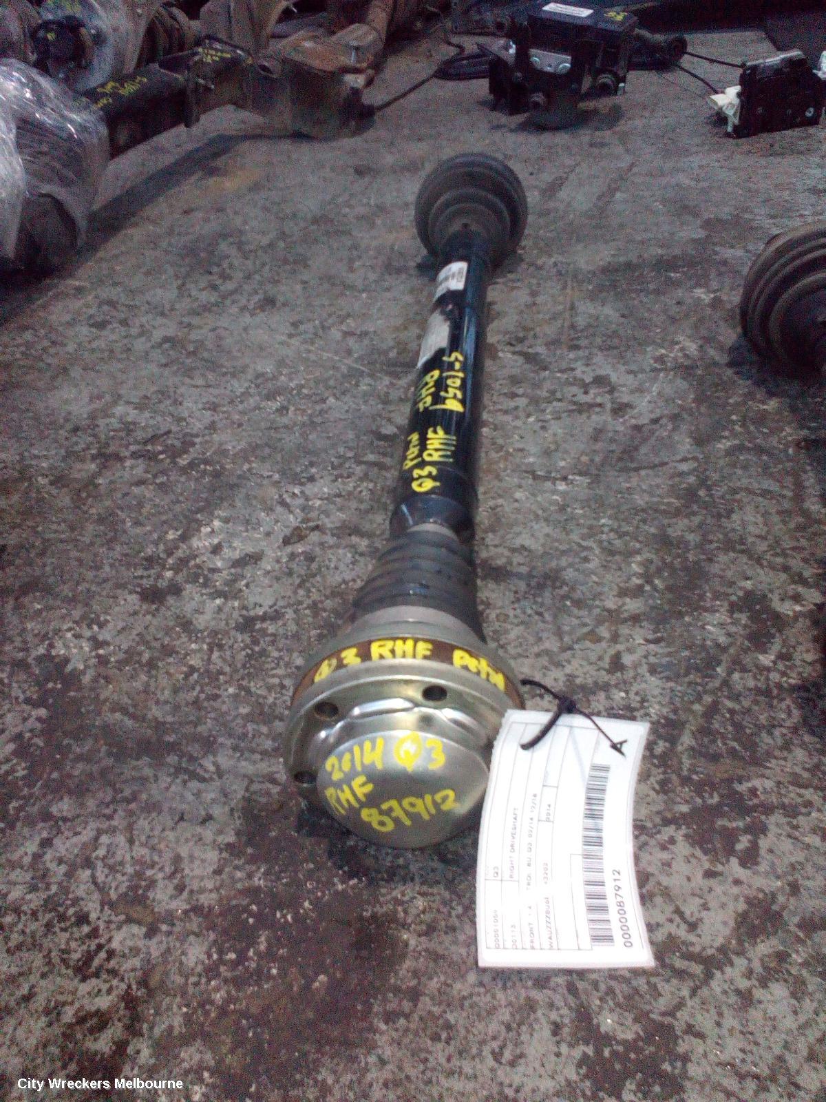 AUDI Q3 RIGHT DRIVESHAFT, FRONT, 1.4, PETROL, 8U, Q3, 02/2014 - 12/2018 - Image 1