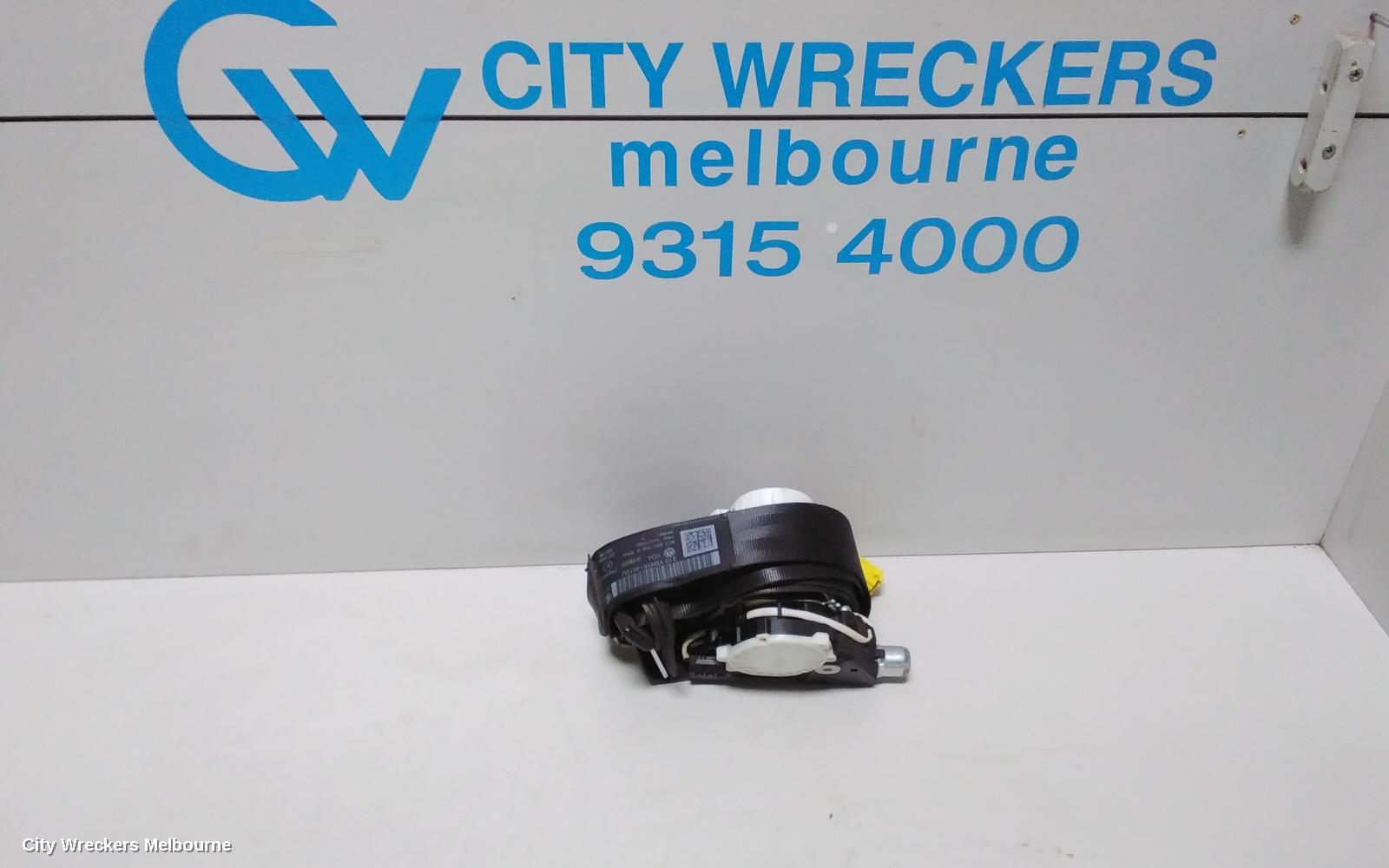 VOLKSWAGEN PASSAT SEATBELT/STALK, LH FRONT, SEAT BELT ONLY, 3C/MK6 B7, 09/2010 - 05/2015 - Image 1