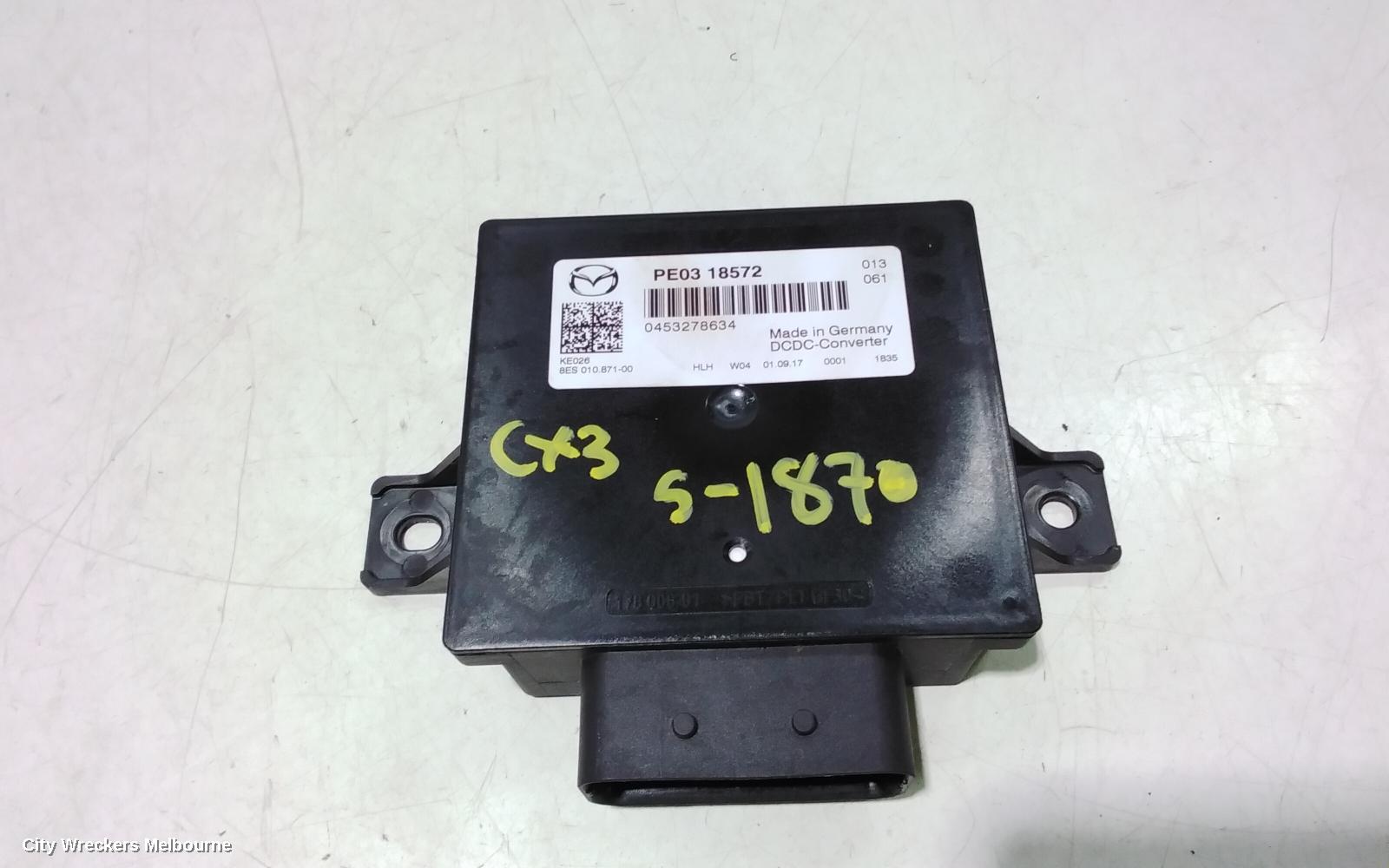 MAZDA CX3 ECU, BODY CONTROL MODULE, DK, 03/2015 ONWARDS - Image 1