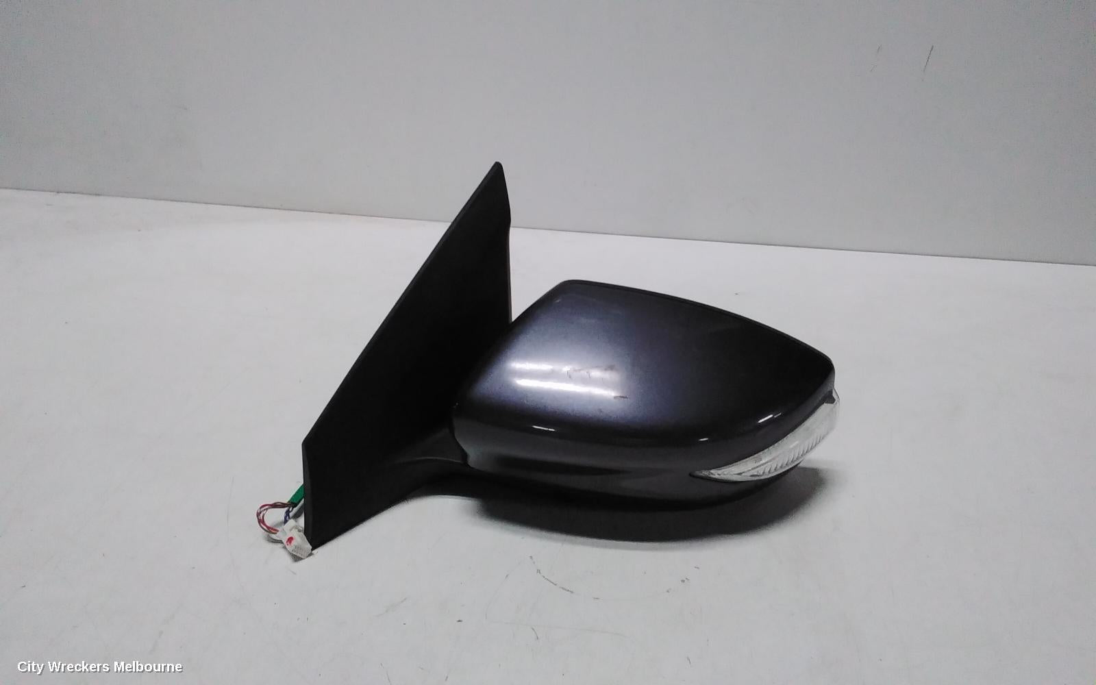 NISSAN PULSAR LEFT DOOR MIRROR, B17, SEDAN, MANUAL FOLD TYPE, 12/2012 - 12/2017 - Image 1