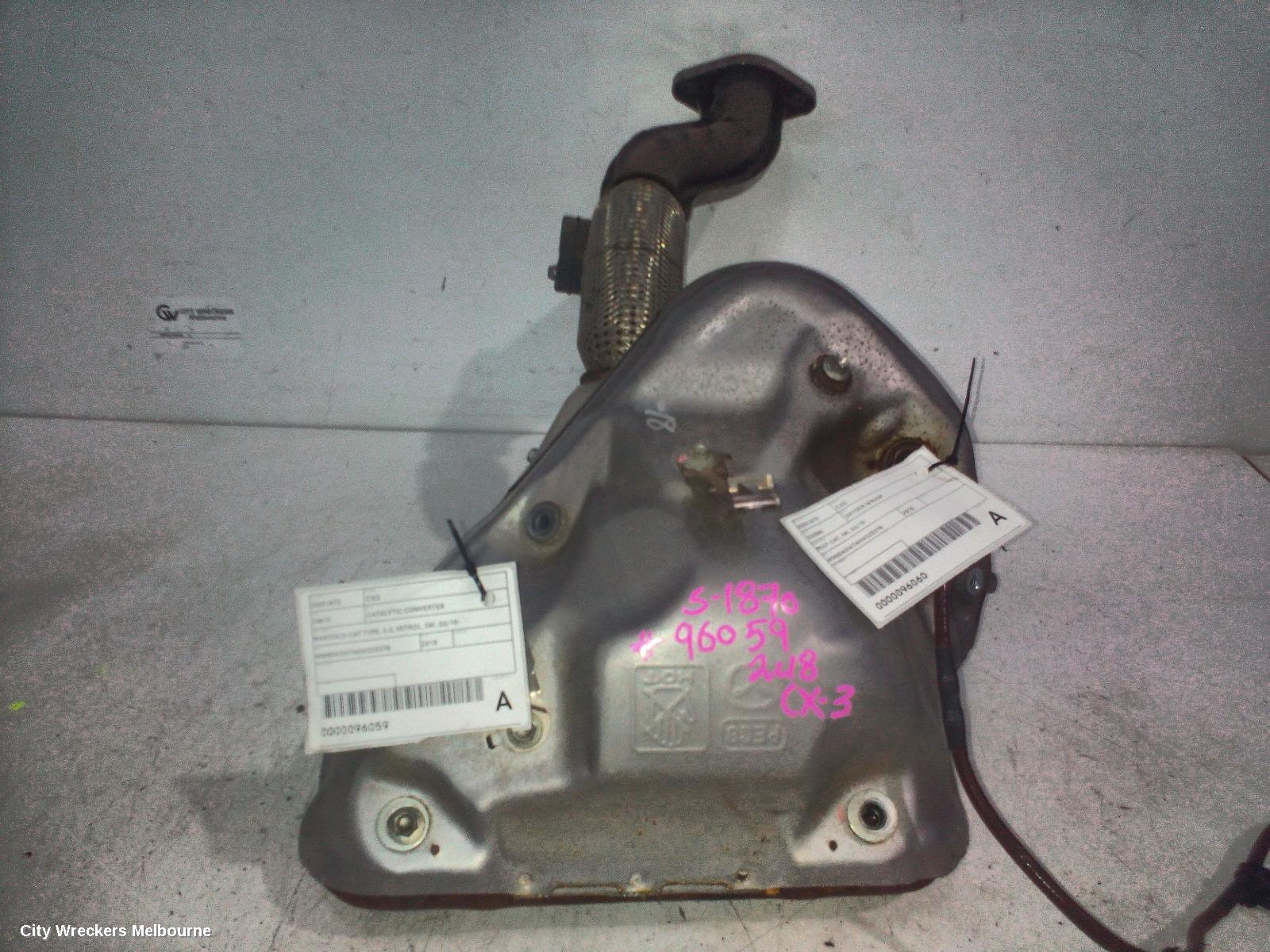 MAZDA CX3 CATALYTIC CONVERTER, MANIFOLD-CAT TYPE, 2.0, PETROL, DK, 03/2015 ONWARDS - Image 1