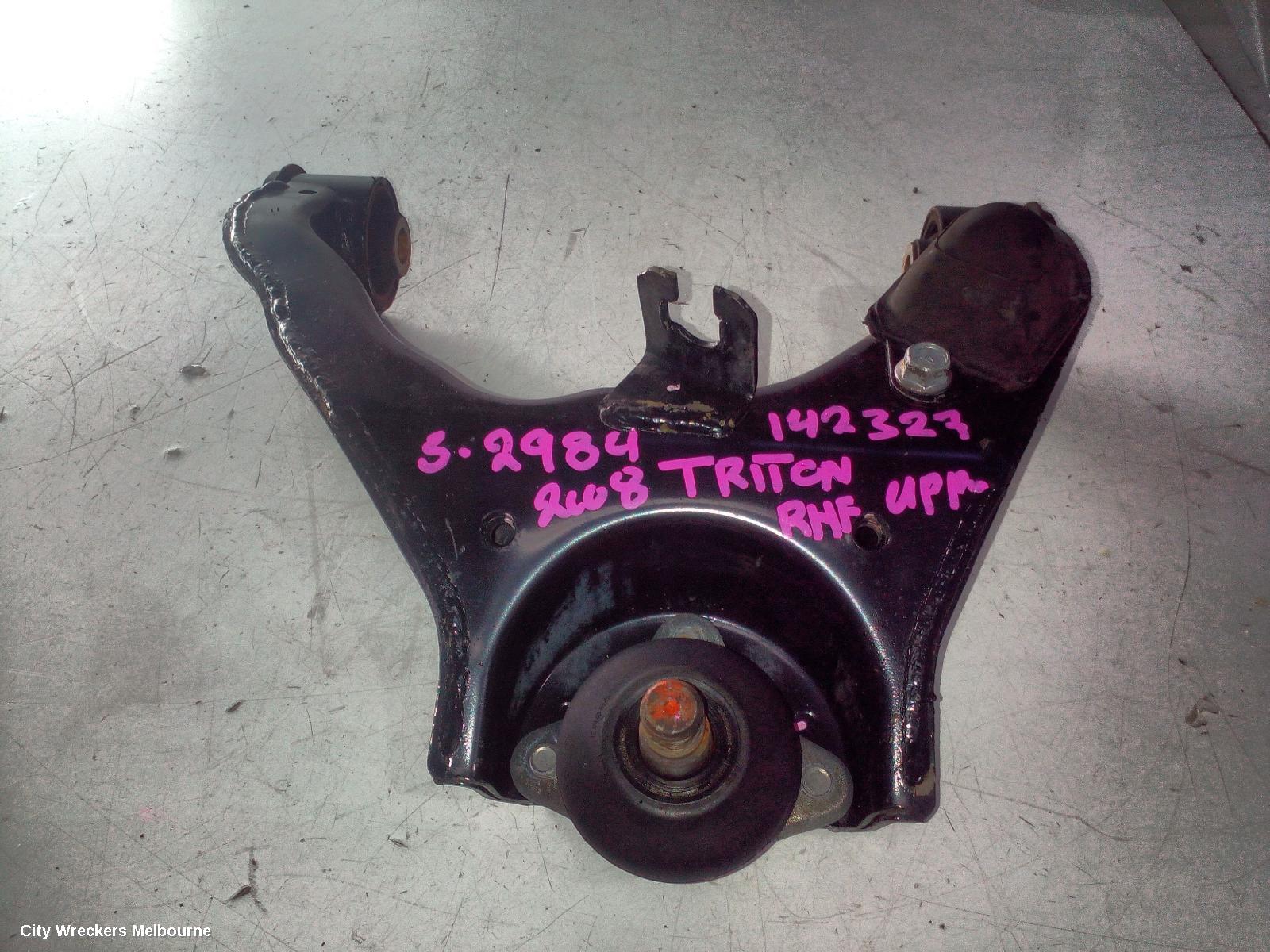 MITSUBISHI TRITON RIGHT FRONT LOWER CONTROL ARM, 2WD, ML-MN, 07/2006 - 04/2015 - Image 1
