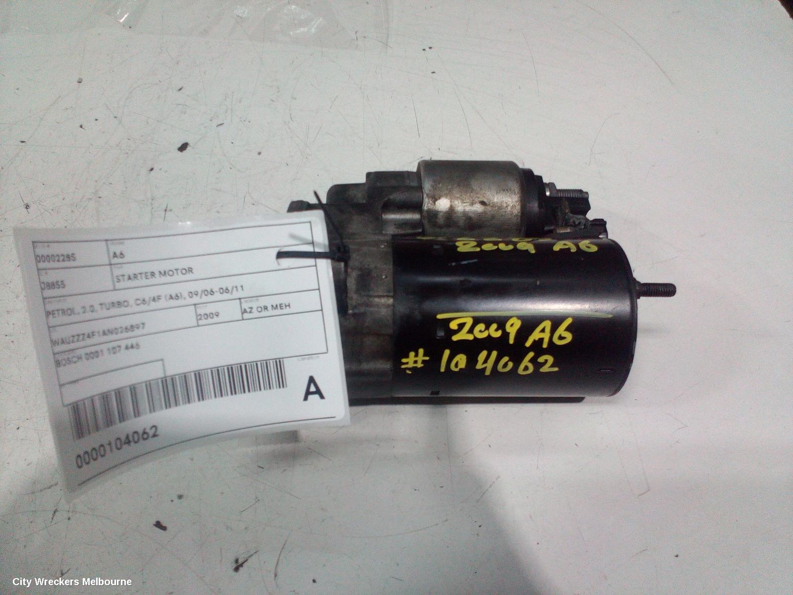 AUDI A6 STARTER, PETROL, 2.0, TURBO, C6/4F (A6), 09/2006 - 06/2011 - Image 1