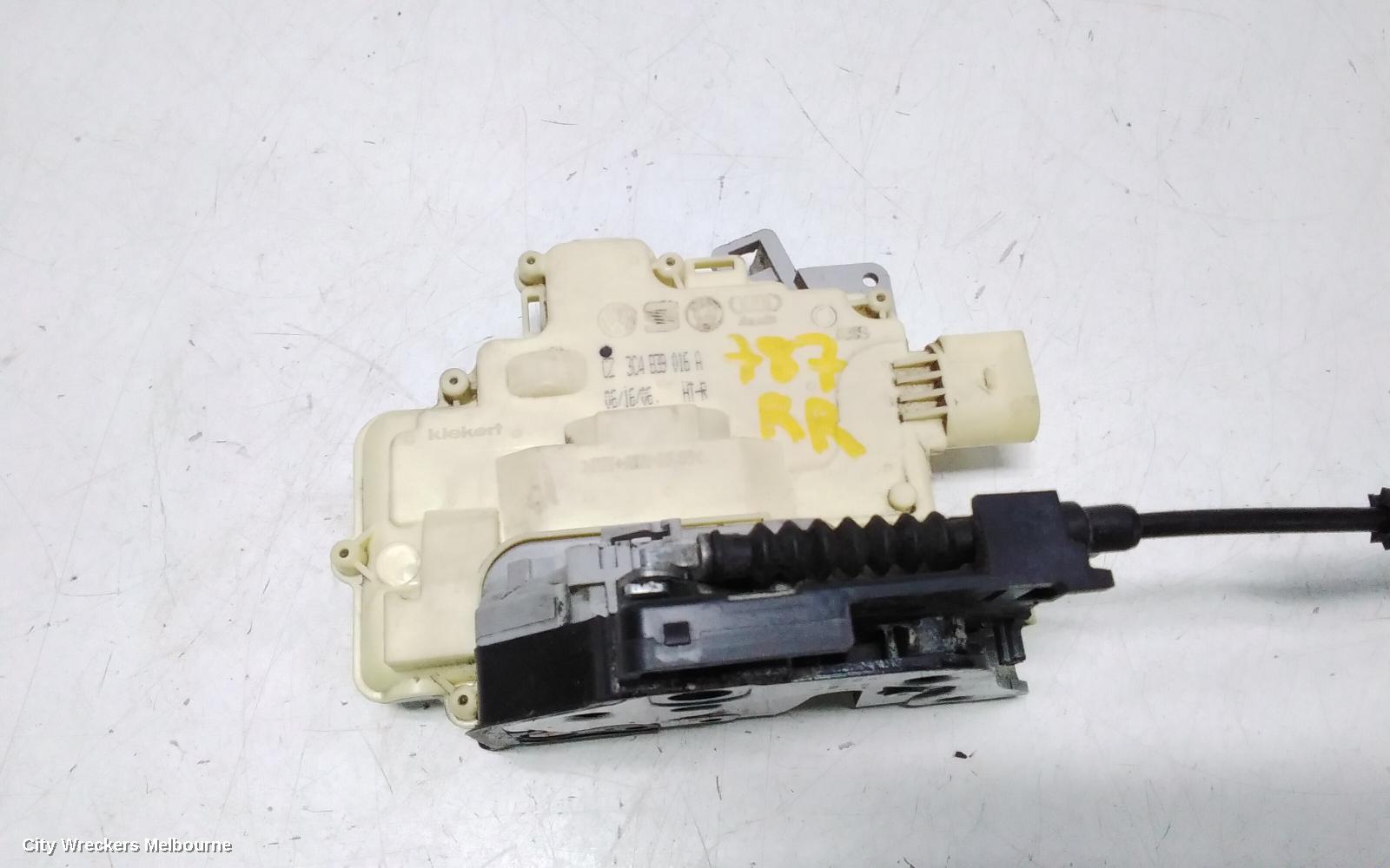 AUDI Q7 DOOR/BOOT/GATE LOCK, RIGHT REAR DOOR LOCK, 4L, DUAL ROW (7 PIN), P/N 3C4839016A, 09/2006 - 09/2009 - Image 2