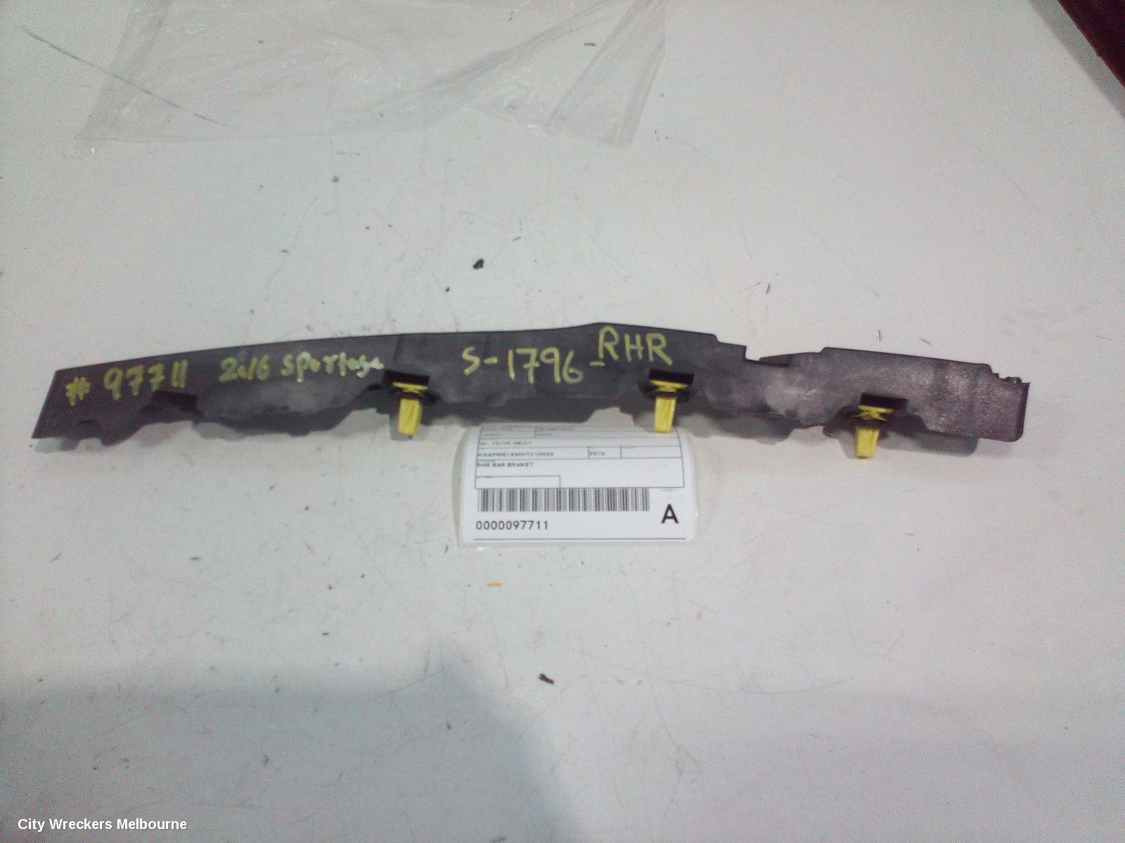 KIA SPORTAGE, QL, 10/2015 - 08/2021, RHR BAR BRAKET: 97711 - Image 1
