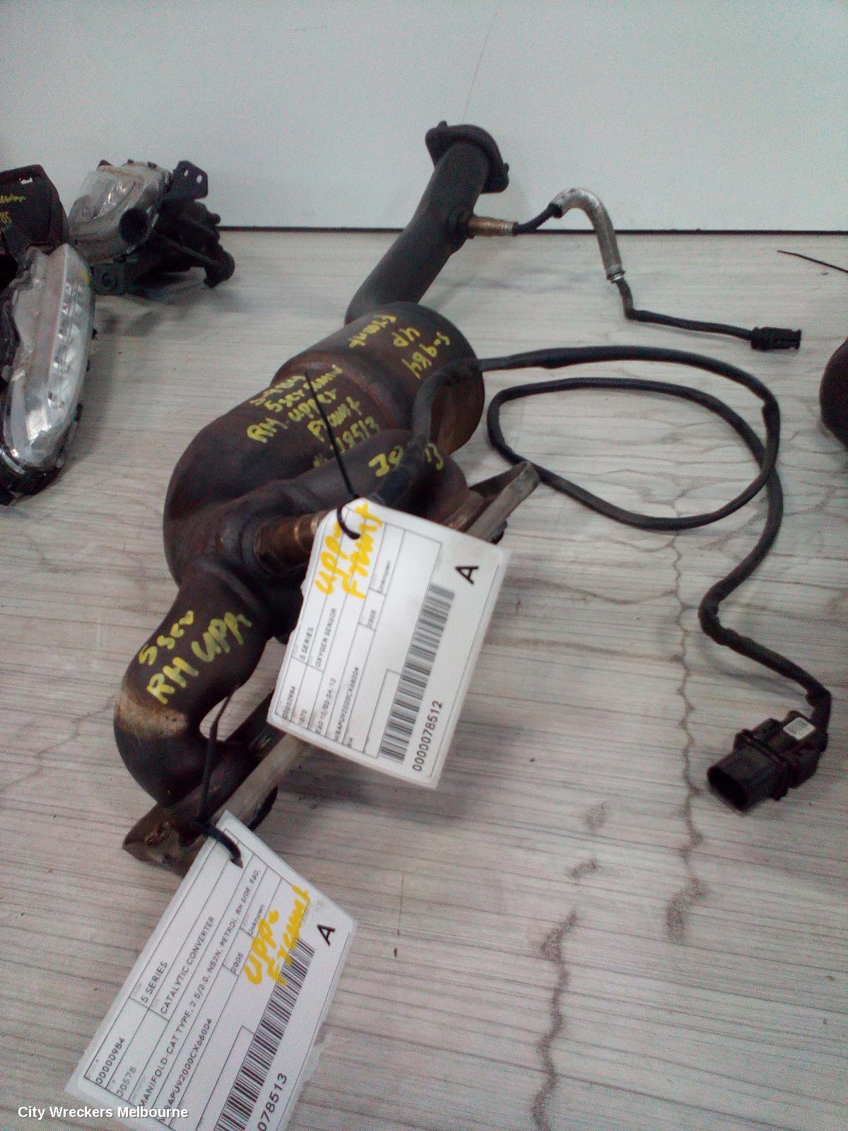 BMW 5 SERIES CATALYTIC CONVERTER, MANIFOLD-CAT TYPE, 2.5/3.0, N52N, PETROL, RH SIDE, E60, 06/2007 - 04/2010 - Image 2