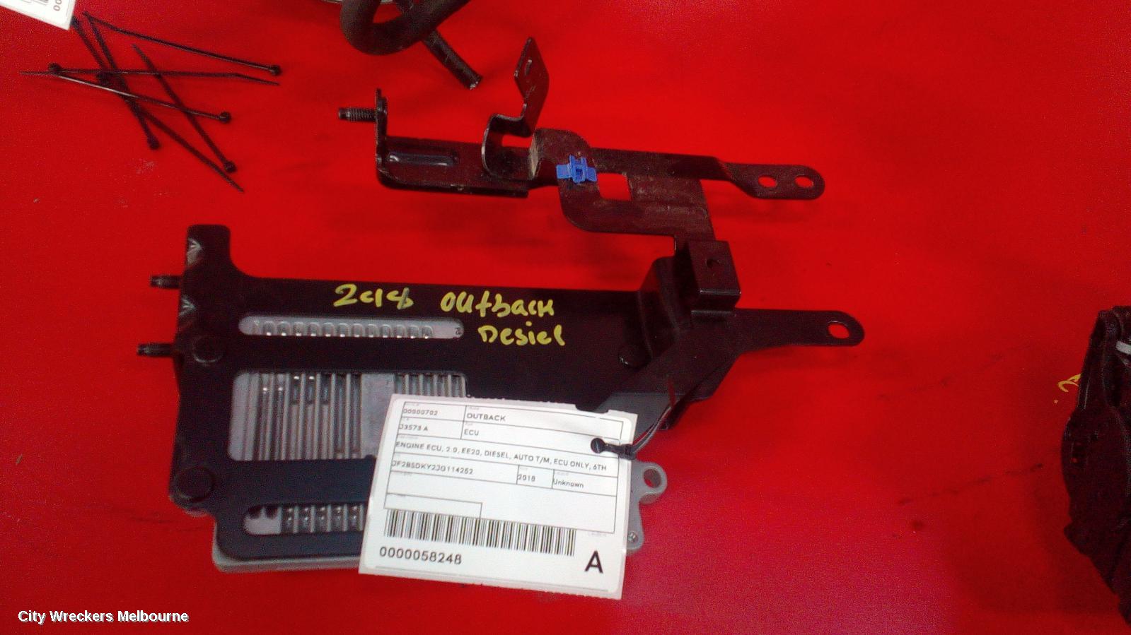 SUBARU OUTBACK ECU, ENGINE ECU, 2.0, EE20, DIESEL, AUTO T/M, ECU ONLY, 6TH GEN, 08/2014 ONWARDS - Image 1