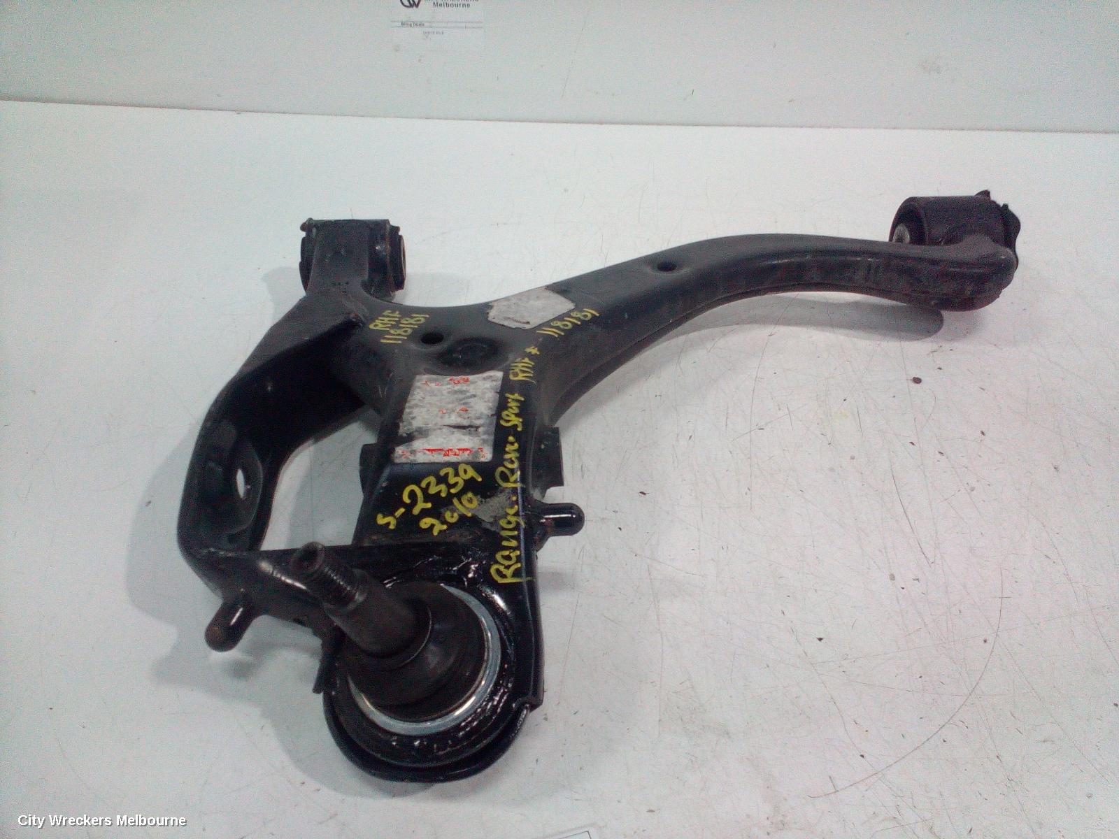 LAND ROVER RANGEROVER SPORT RIGHT FRONT LOWER CONTROL ARM, L320, W/ AIR SUSPENSION TYPE, 08/2005 - 12/2013 - Image 1