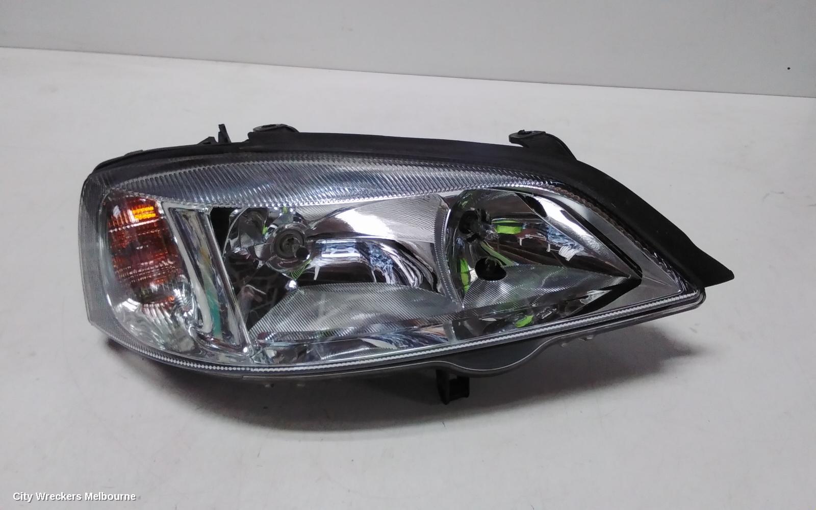 HOLDEN ASTRA RIGHT HEADLAMP, TS, CHROME, INSERT TYPE, 09/1998 - 10/2006 - Image 1