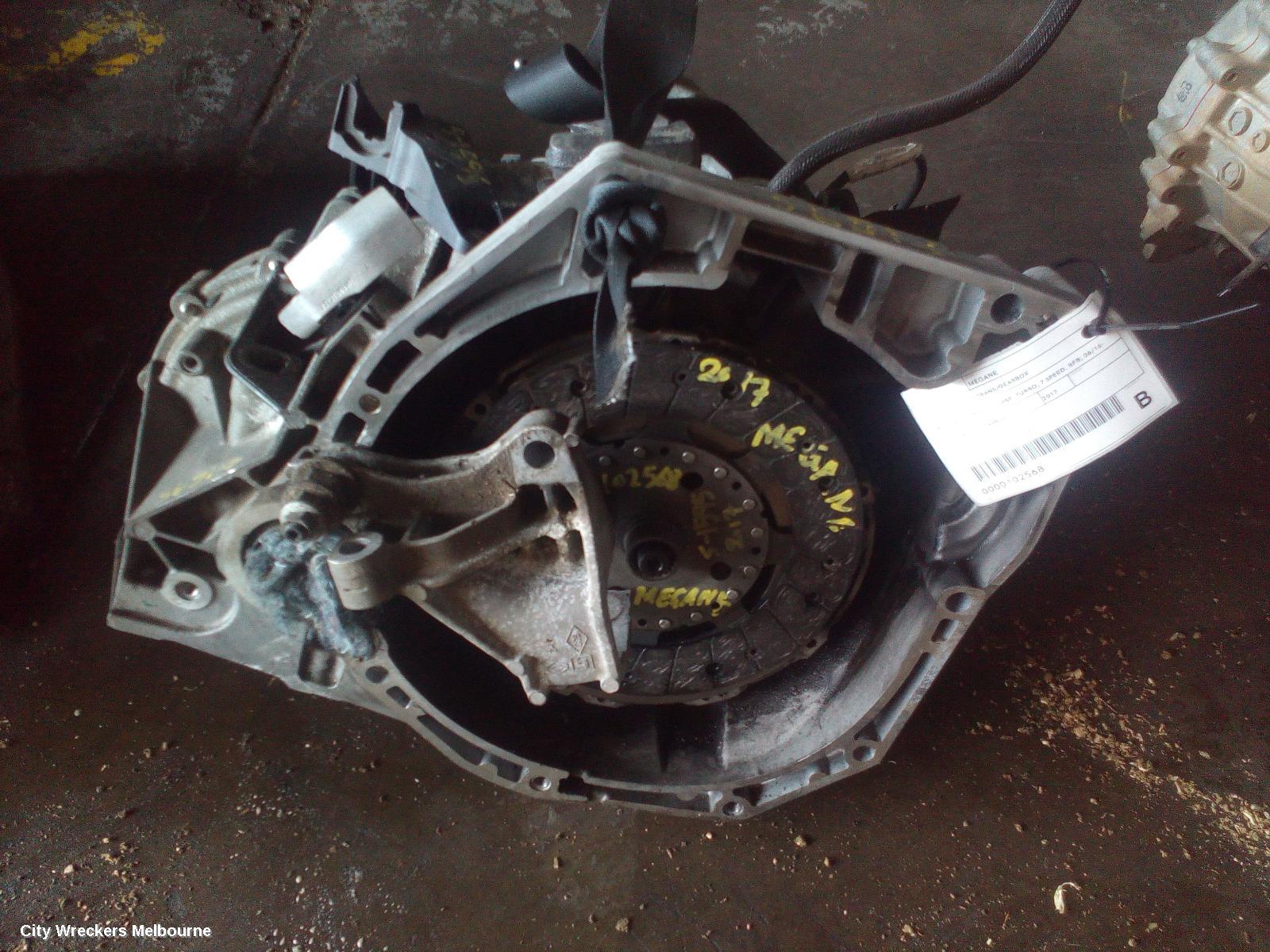 RENAULT MEGANE TRANS/GEARBOX, MANUAL, PETROL, 1.2, H5F, TURBO, 7 SPEED, BFB, 06/2016 ONWARDS - Image 2