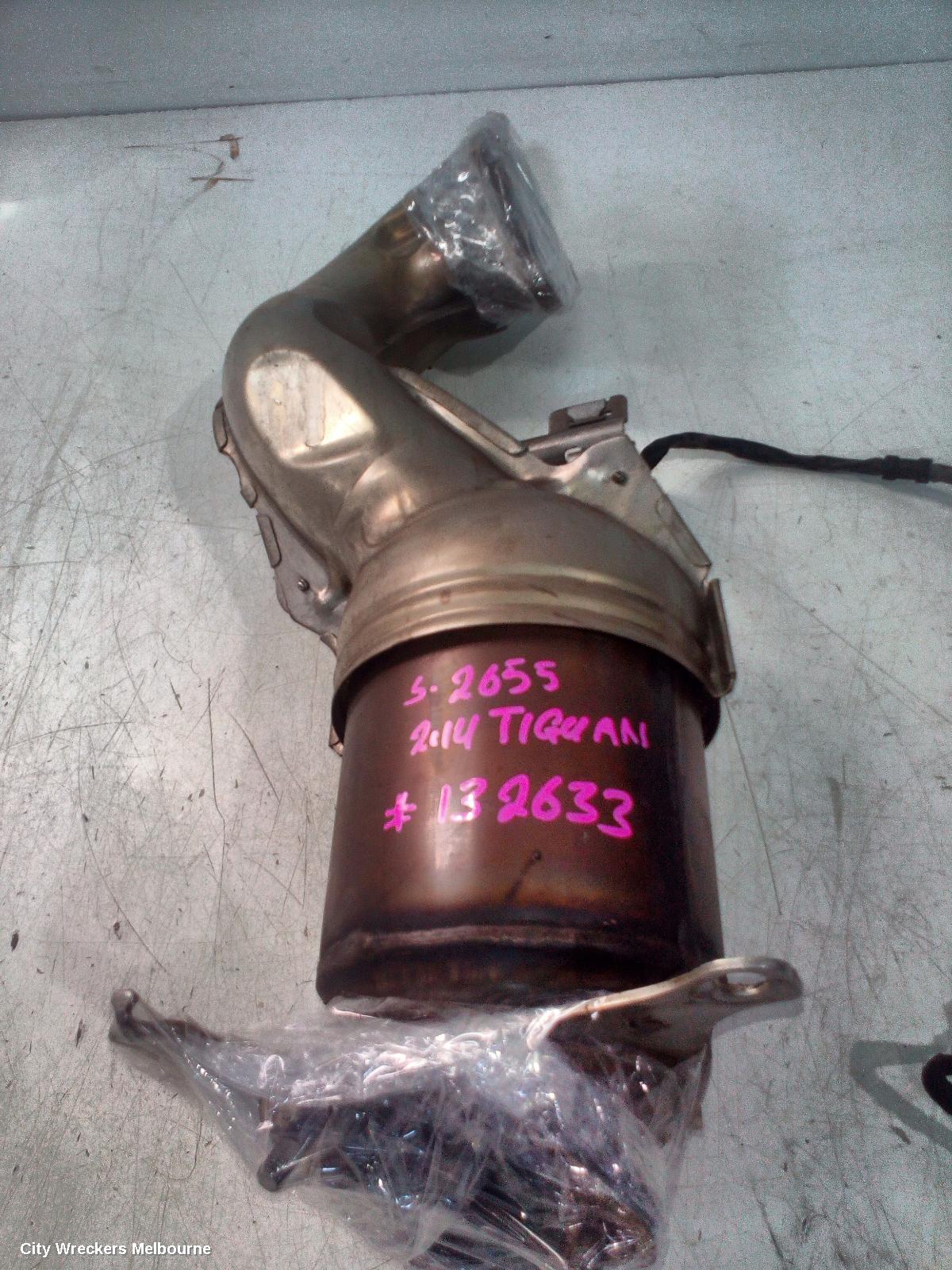VOLKSWAGEN TIGUAN CATALYTIC CONVERTER, CATALYTIC CONVERTER, 1.4, PETROL, CAVD/CTHA/CAVA/CTHD CODE, 5N, 07/2011 - 08/2016 - Image 3