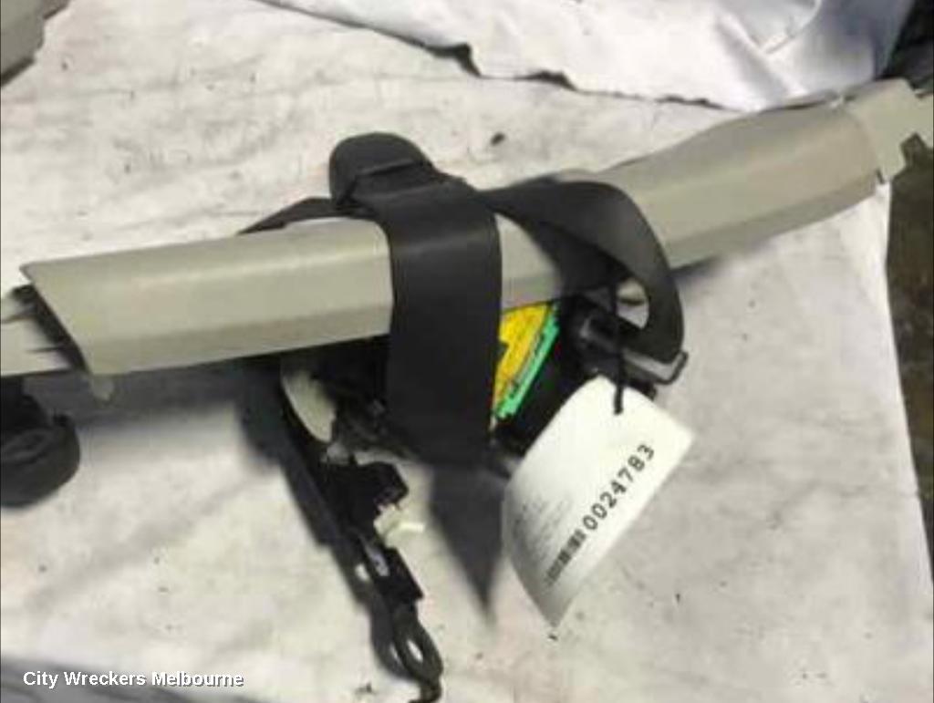 TOYOTA COROLLA SEATBELT/STALK, LH FRONT, SEAT BELT ONLY, BLACK, ZRE152/20153R, 03/2007 - 11/2009 - Image 1