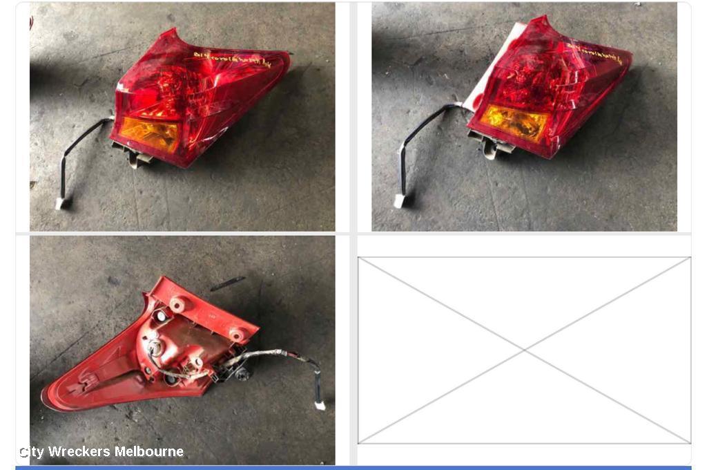 TOYOTA COROLLA RIGHT TAILLIGHT, ZRE182R/ZWE186R, HATCH, 10/2012 - 03/2015 - Image 1