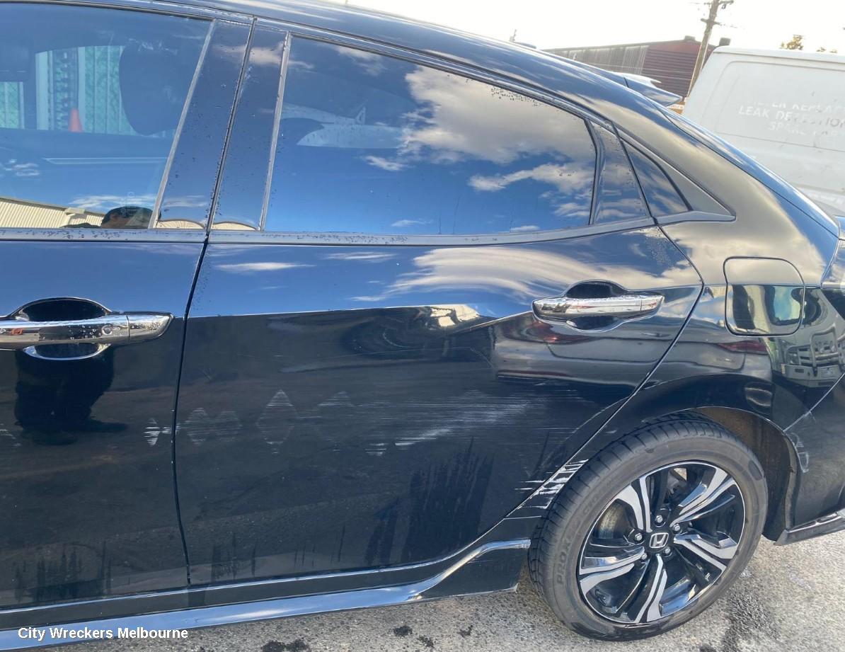 HONDA CIVIC LEFT REAR DOOR/SLIDING, 10TH GEN, HATCH, VTI/VTI-S/VTI-L/RS/VTI-LX, 02/2017 - 08/2021 - Image 2