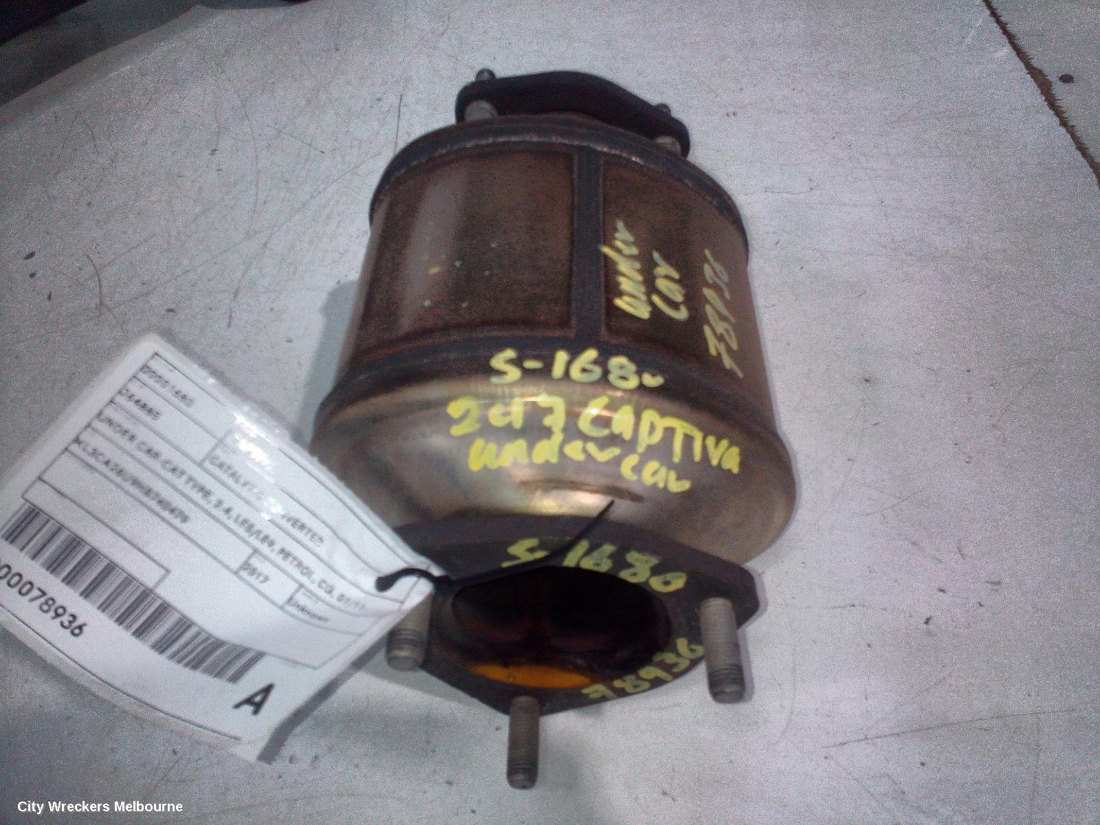 HOLDEN CAPTIVA CATALYTIC CONVERTER, UNDER CAR-CAT TYPE, 2.4, LE5/LE9, PETROL, CG, 01/2011 - 06/2018 - Image 3