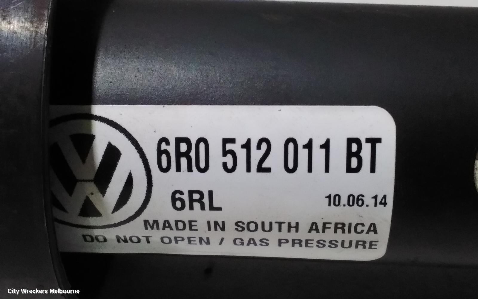 VOLKSWAGEN POLO RIGHT REAR STRUT, 6R, 1.2, PETROL, 05/2014 - 09/2017 - Image 3