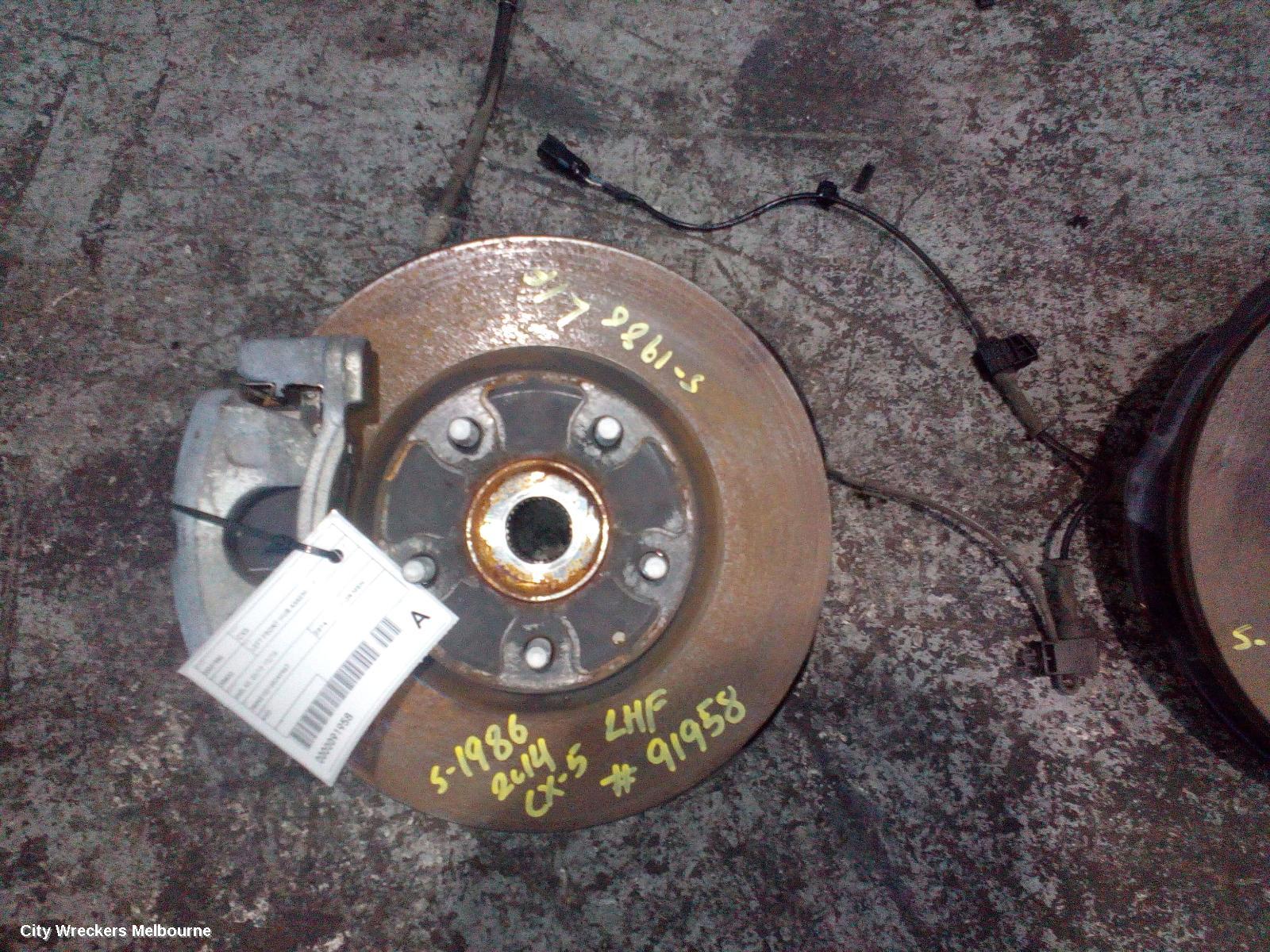 MAZDA CX5 LEFT FRONT HUB ASSEMBLY, 4WD, KE, 02/2012 - 12/2016 - Image 2