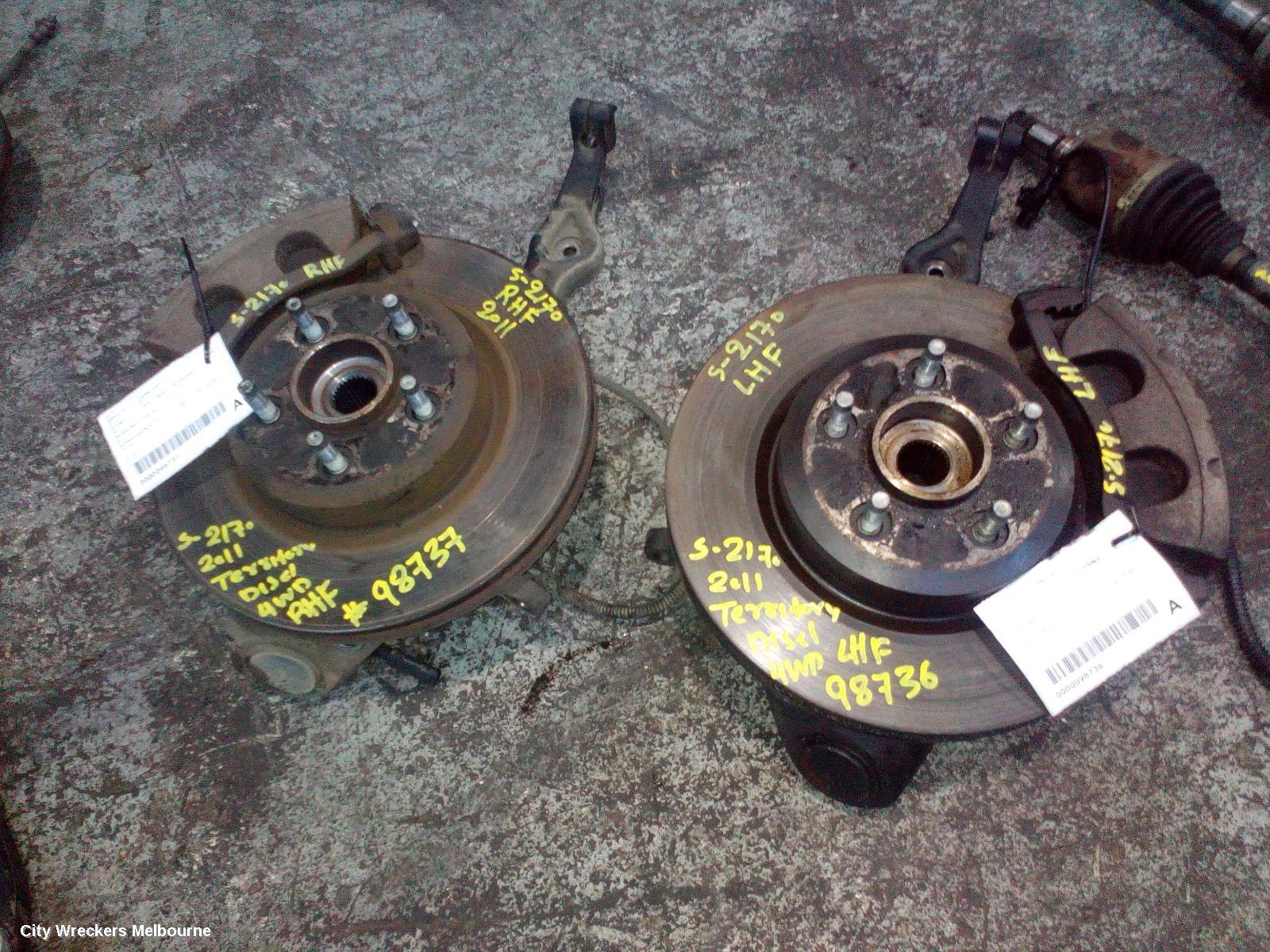 FORD TERRITORY LEFT FRONT HUB ASSEMBLY, SZ MKI-MKII, AWD, 04/2011 - 12/2016 - Image 3