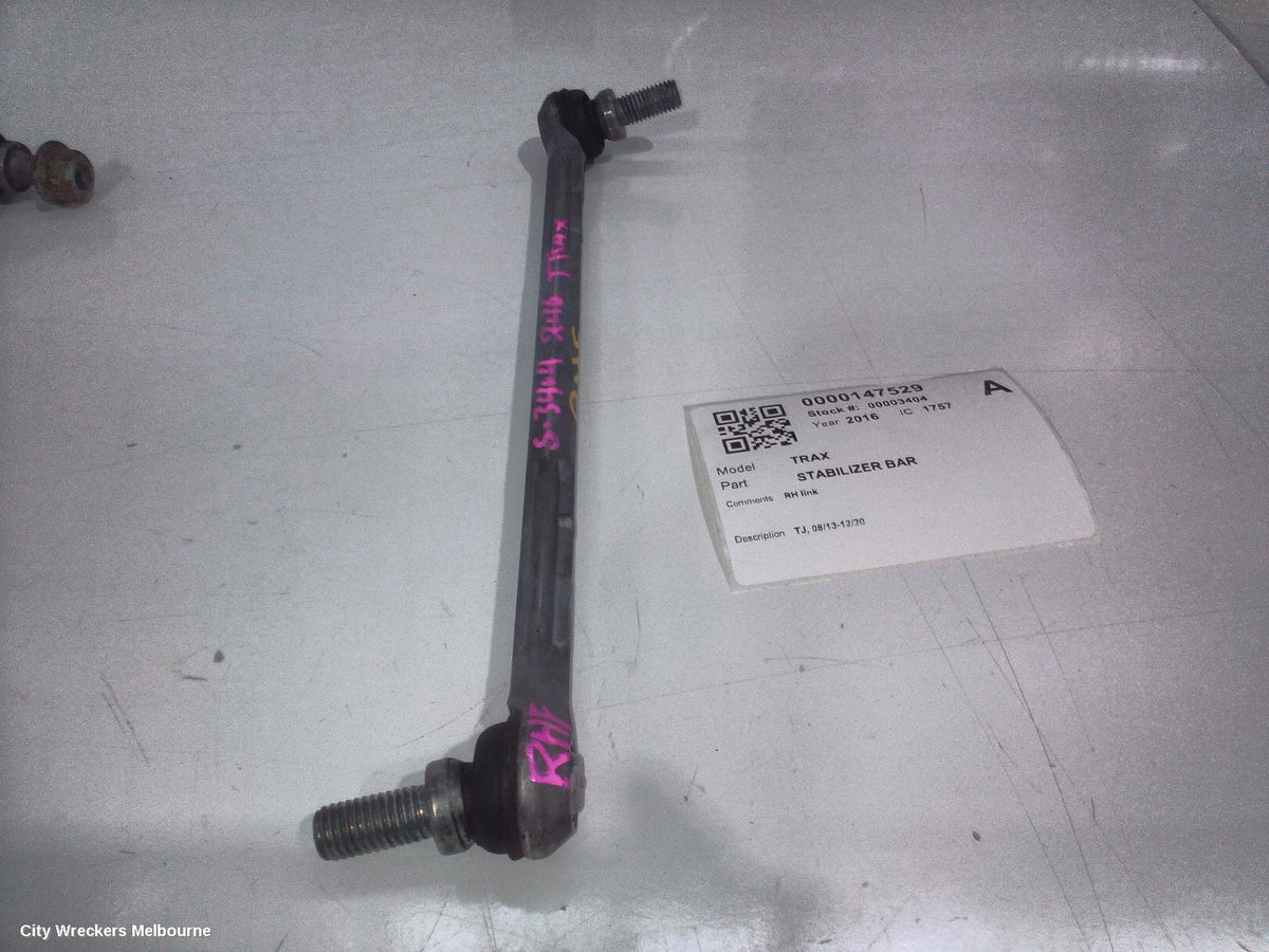 HOLDEN TRAX STABILISER BAR, TJ, 08/2013 - 12/2020 - Image 1