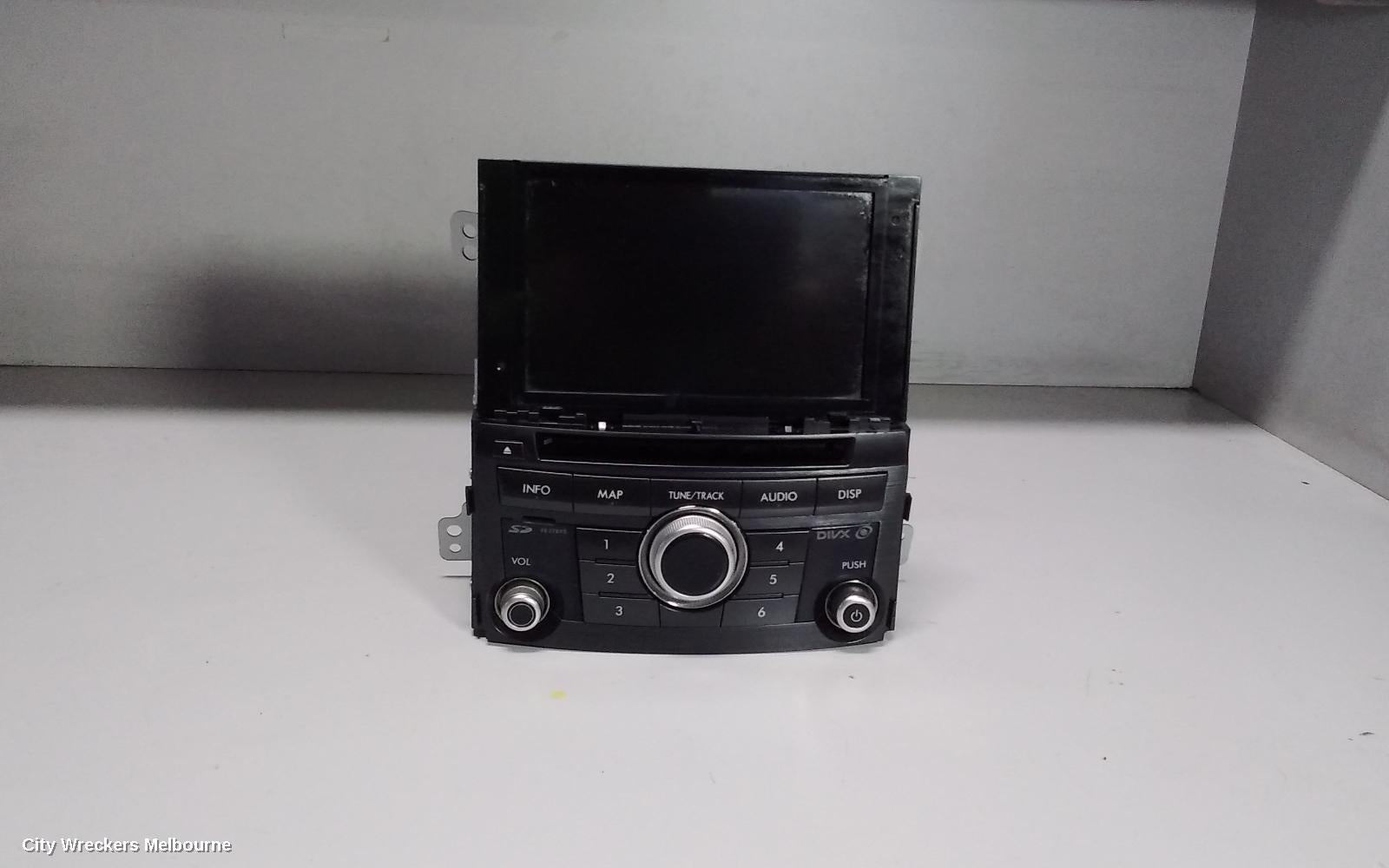 SUBARU LIBERTY RADIO/CD/DVD/SAT/TV, DVD/SAT NAV, 5TH GEN, FUJITSU, HEAD UNIT ONLY,  07/2009 - 11/2014 - Image 1