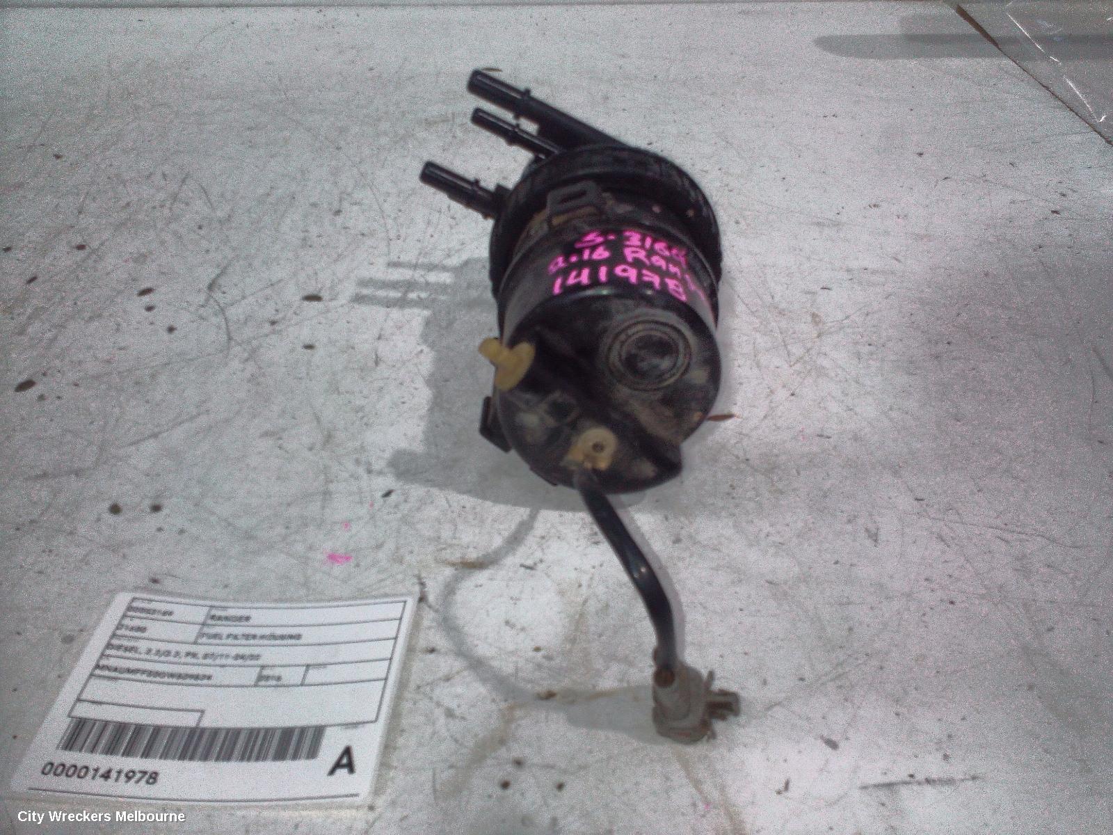 FORD RANGER FUEL FILTER HOUSING, DIESEL, 2.2/3.2, PX, 07/2011 - 04/2022 - Image 1