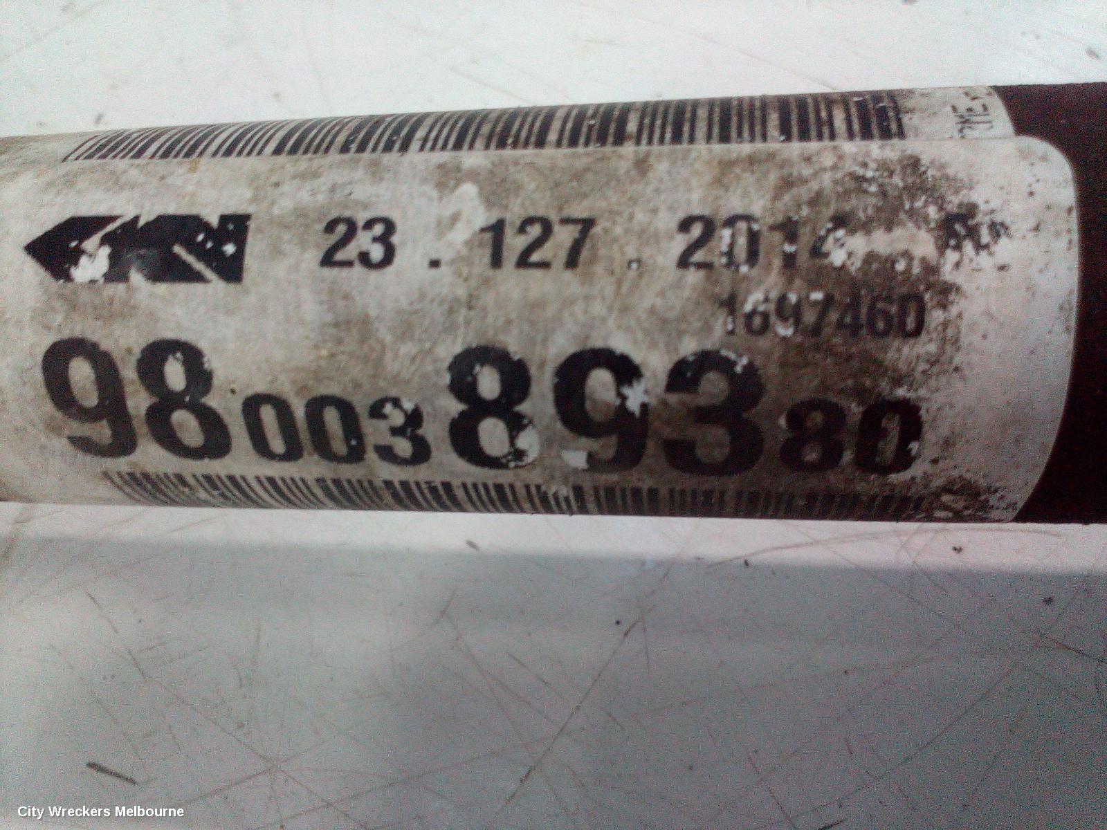 PEUGEOT 208 RIGHT DRIVESHAFT, FRONT, PETROL, 1.6, VF3* 5FS, A9, 10/2012 - 05/2015 - Image 3